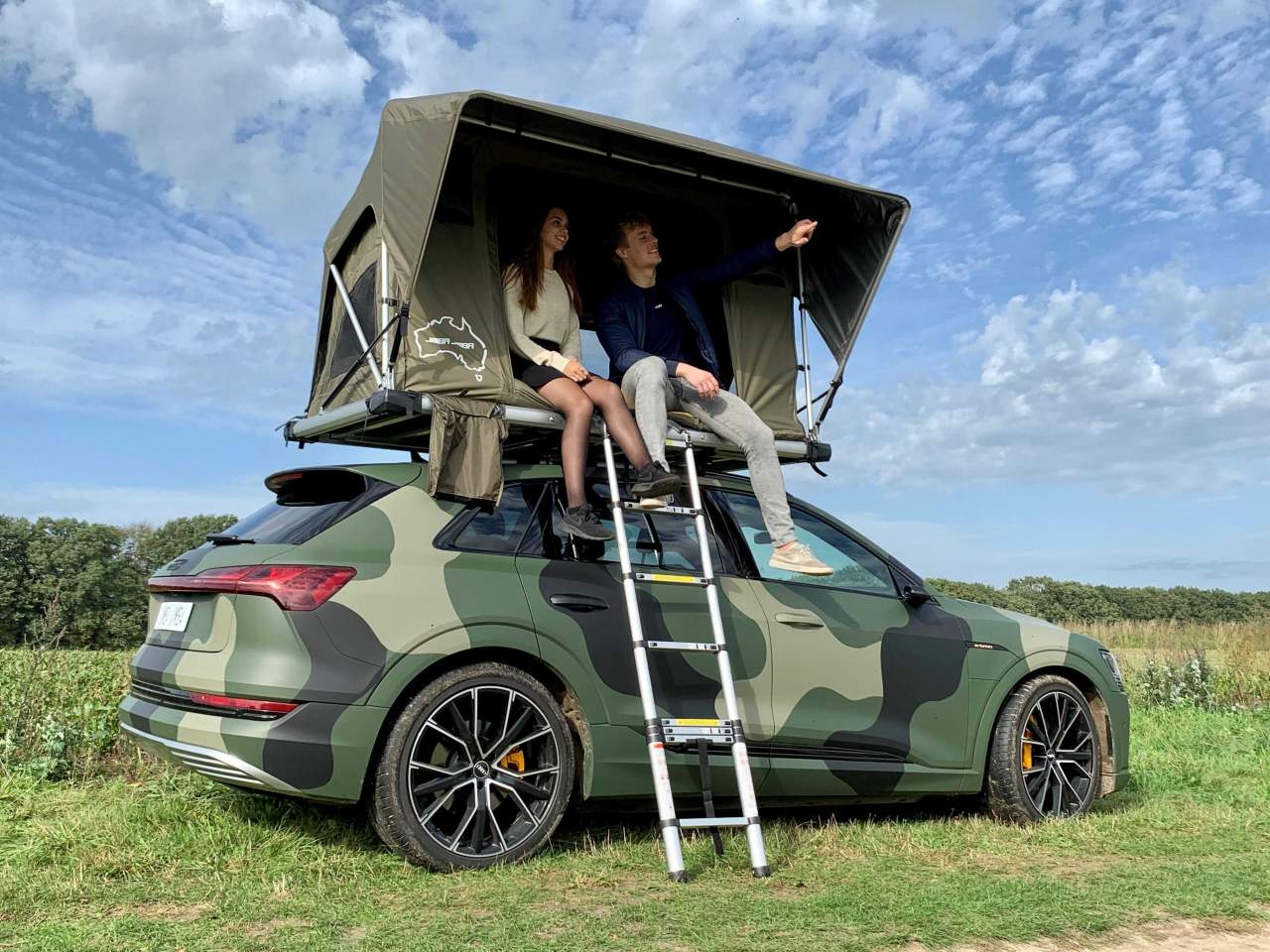 Escapadas en tienda techo para coche de Foxcamper