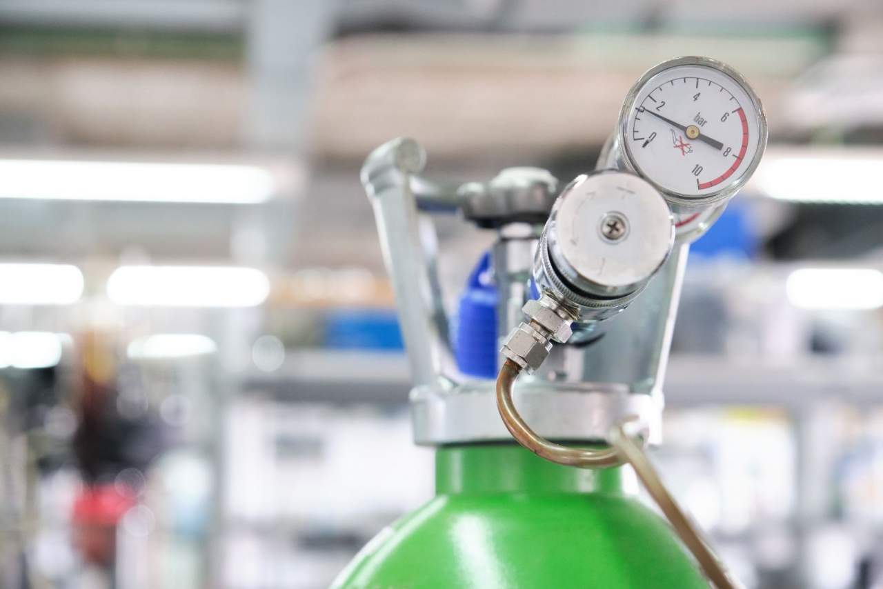 Botella de argón de Bidasogaz para soldadura TIG
