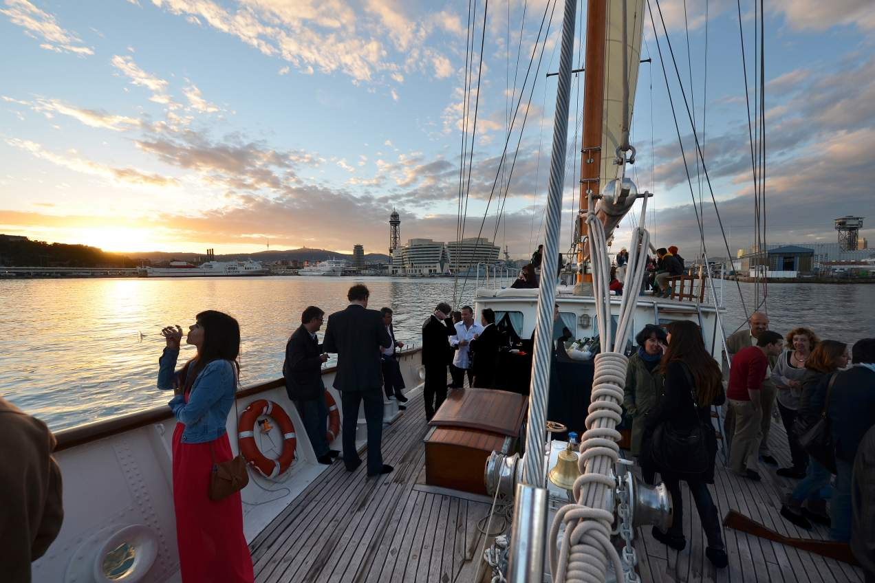 La empresa Gotland Charter alquila uno de los veleros clásicos más bonitos de España en Barcelona: el Southern Cross