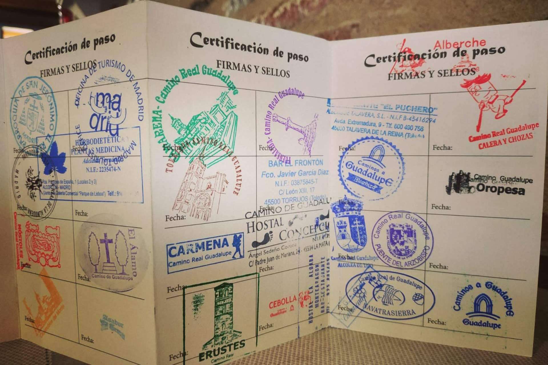 La reconstrucción del Camino Real de Guadalupe por parte de peregrinos españoles