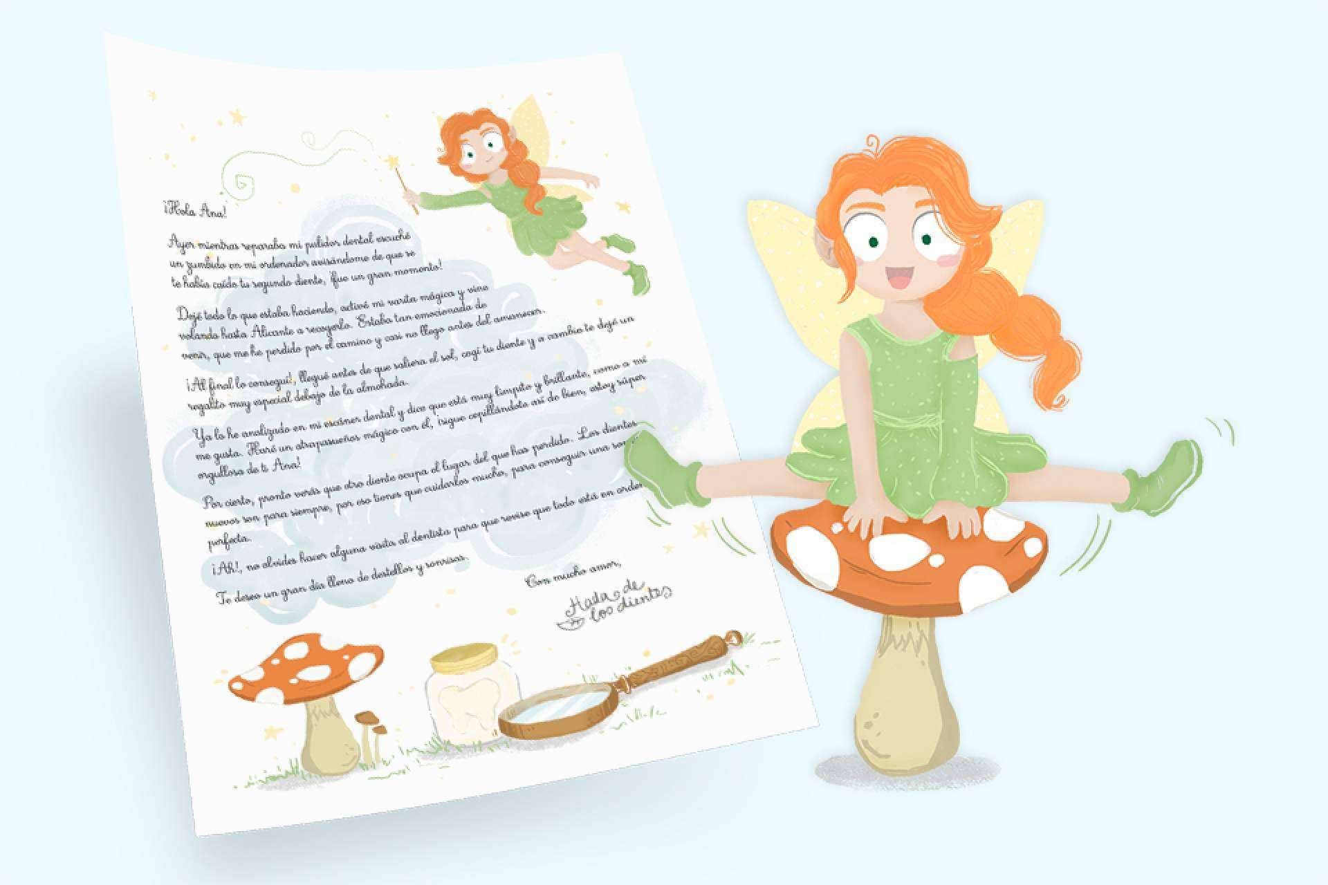 La incertidumbre de los niños ante la caída de los dientes y cómo animarlos con fantasía con la carta personalizada del Hada de los Dientes