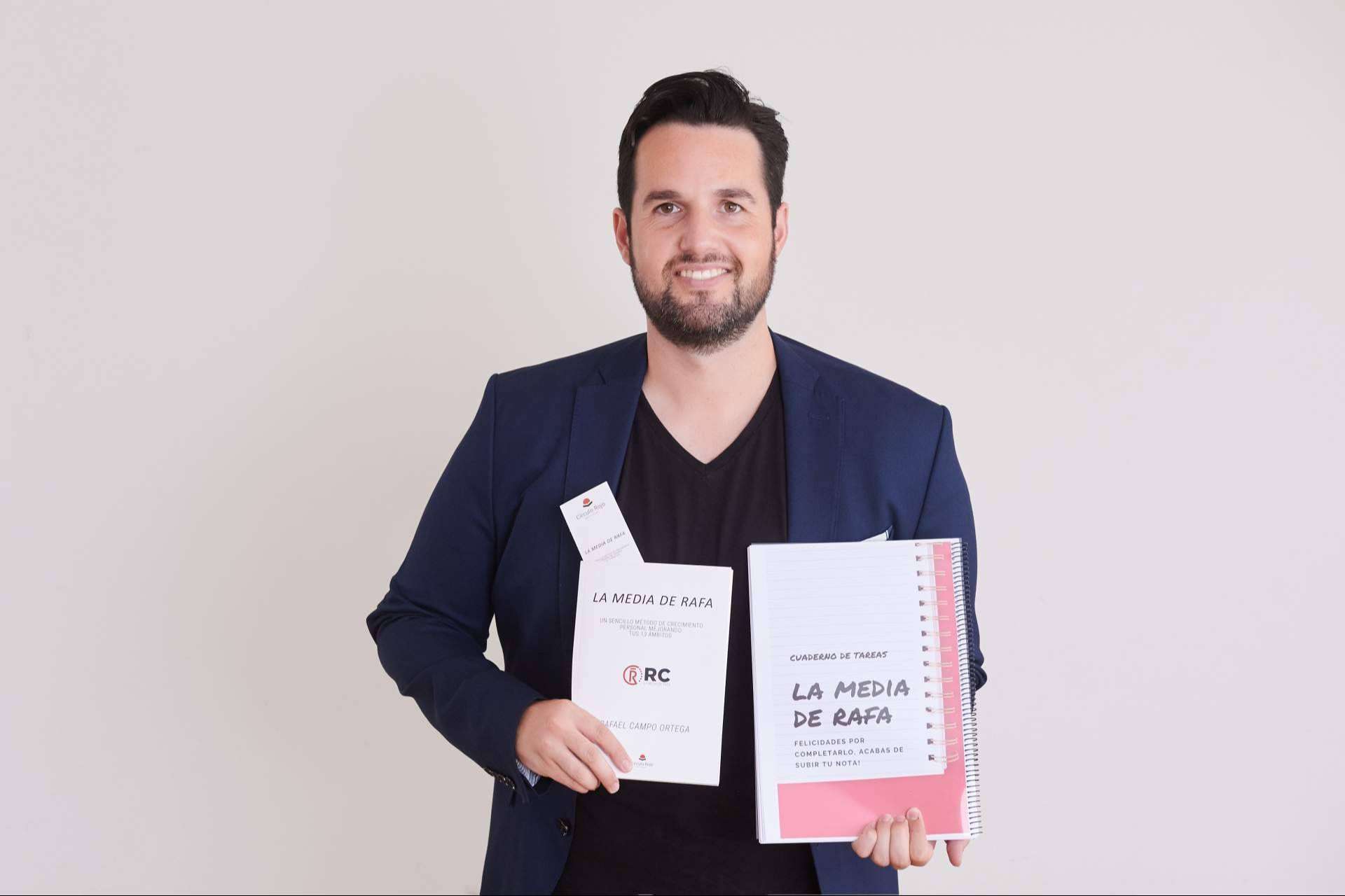 Mejorar la vida cotidiana gracias a La Media de Rafa, el libro y cuaderno de tareas de Rafa Campo