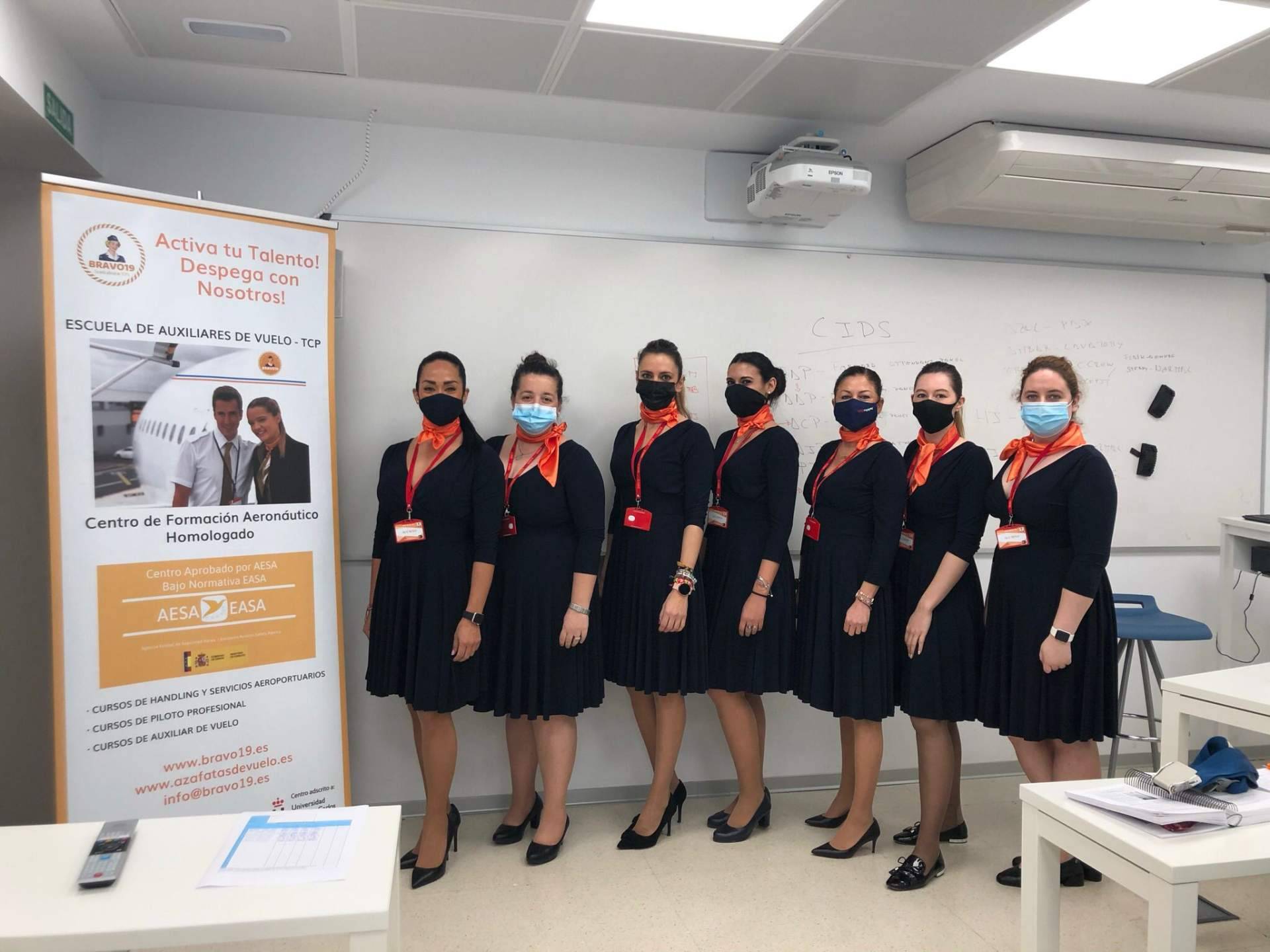 Curso de Auxiliar de Vuelo TCP en Bilbao con promoción especial en Bravo19