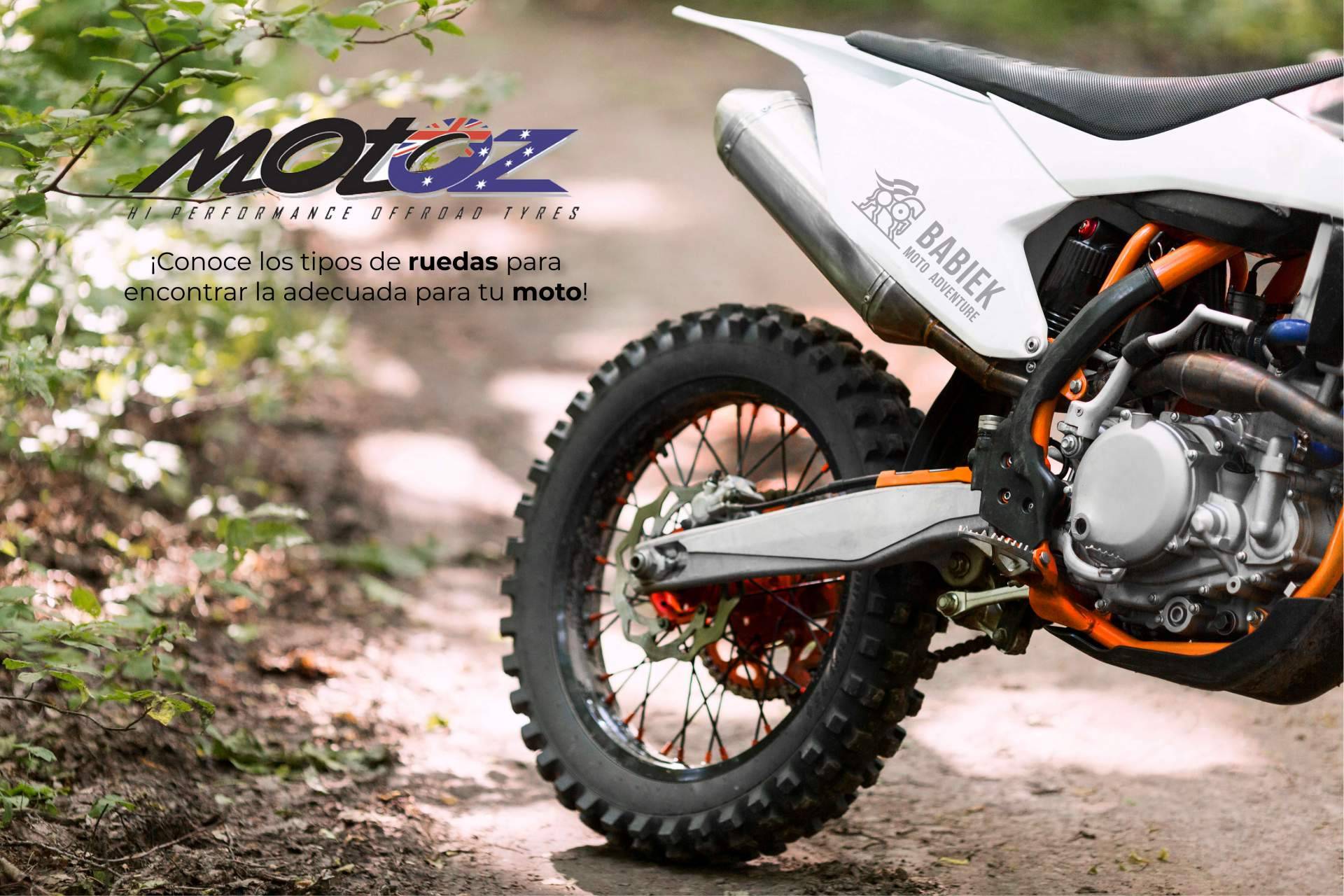 Los diferentes tipos de ruedas para moto