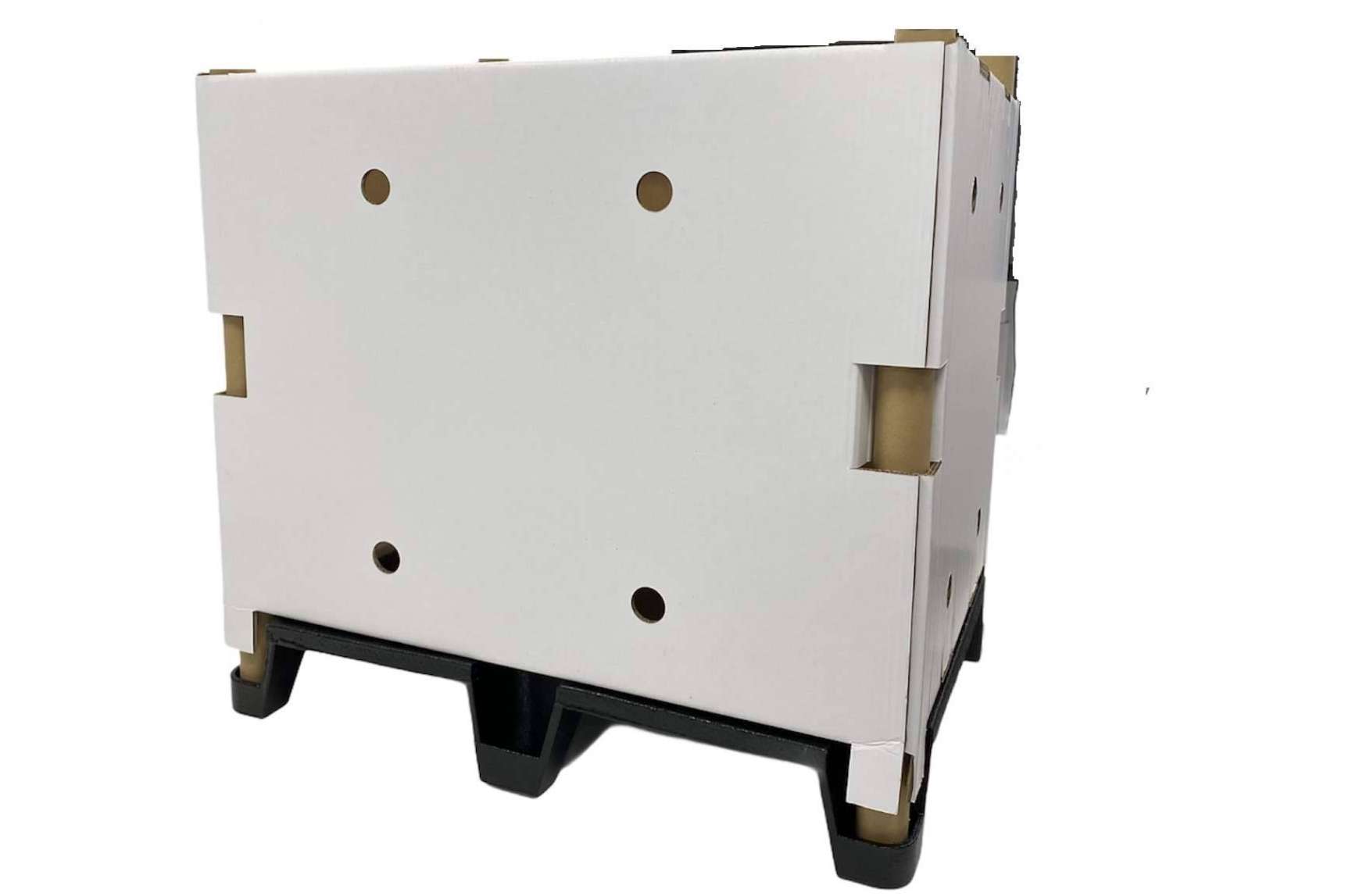Inka Palet hace posible exponer o trasladar mercancía con máxima eficiencia con el Box Palet 600x800 mm