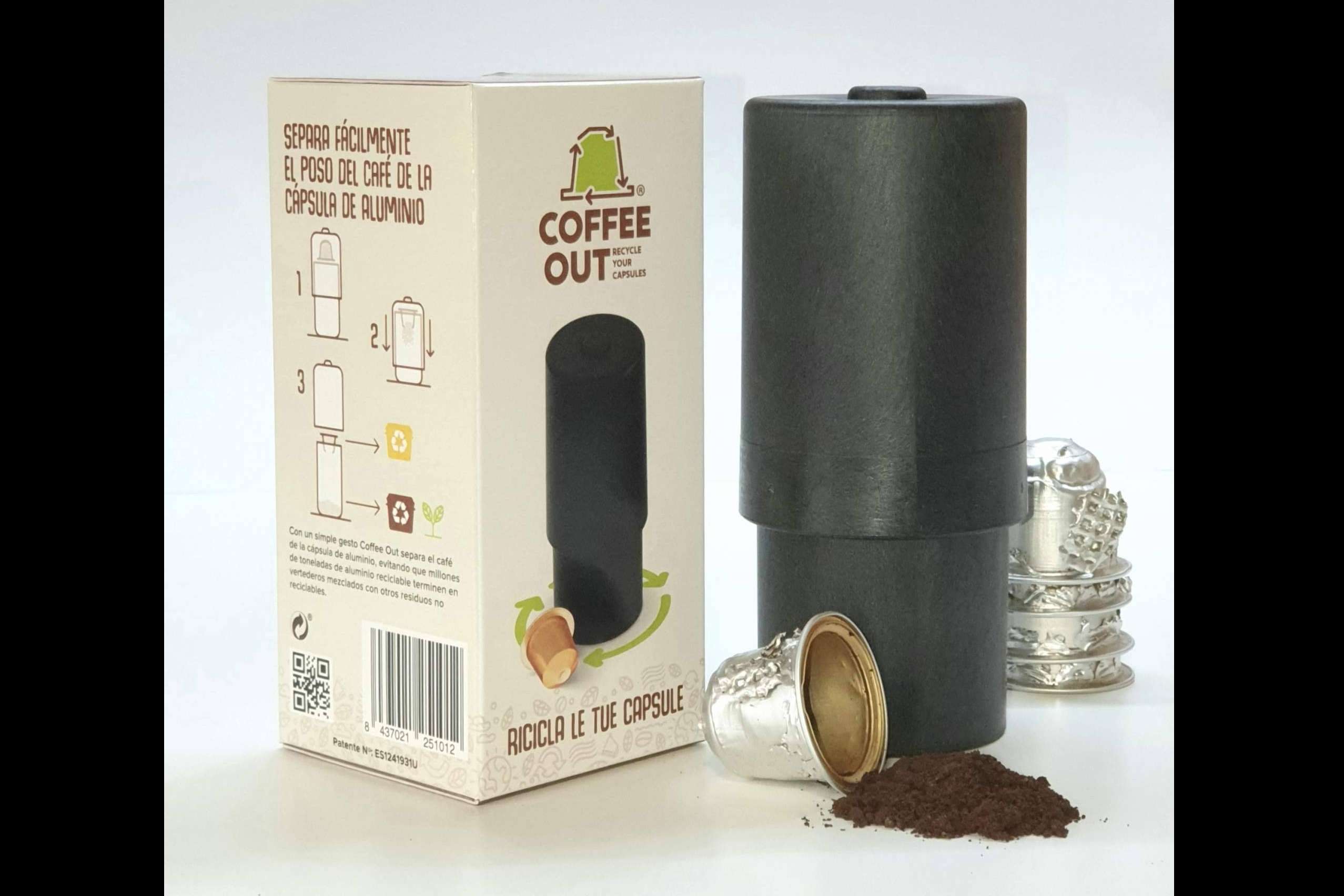Gracias a Coffee Out, se pueden reciclar las cápsulas de café en casa, de forma rápida y sencilla