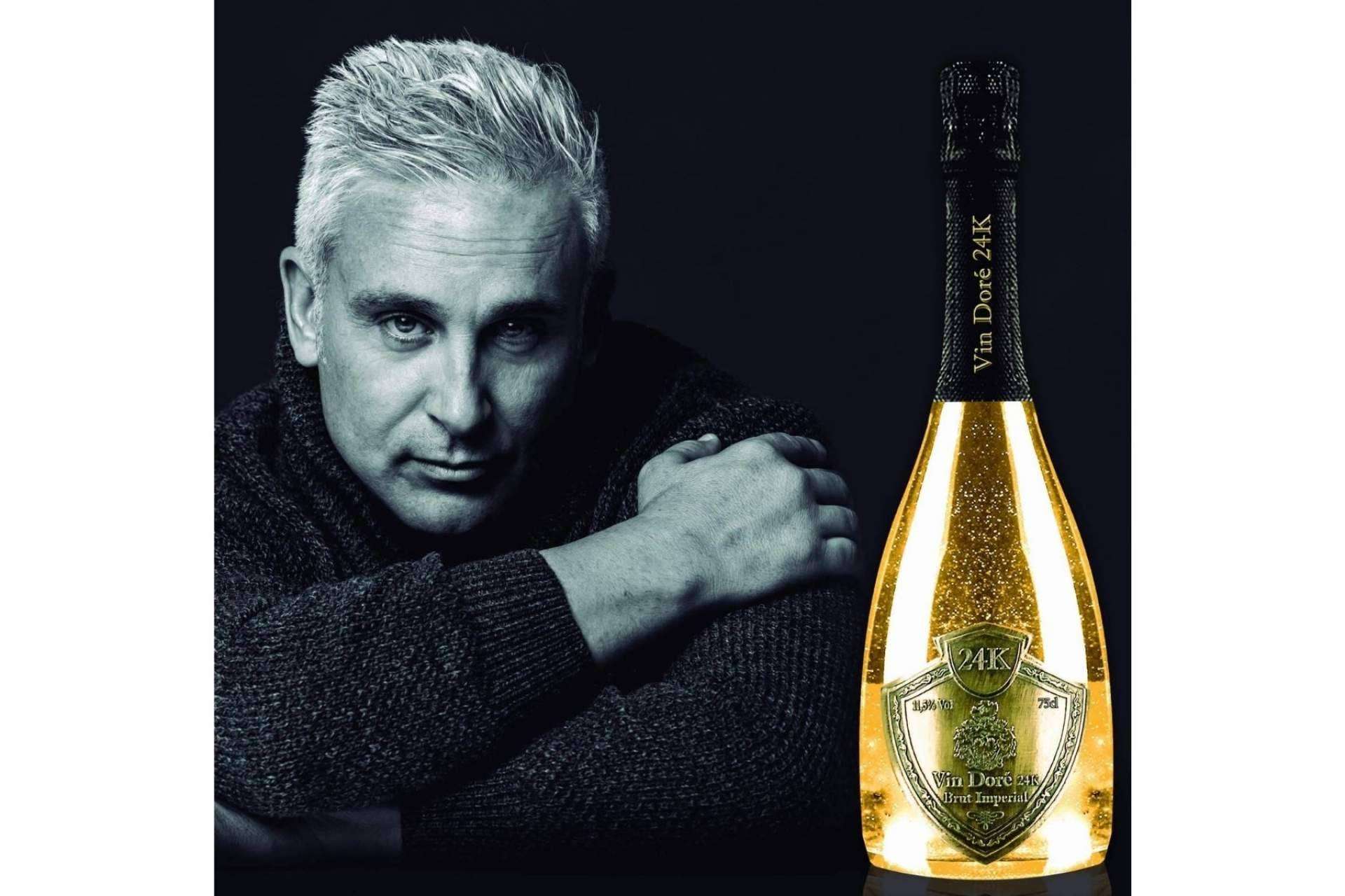 El vino de las celebridades con polvo de oro comestible, Vin Doré 24K