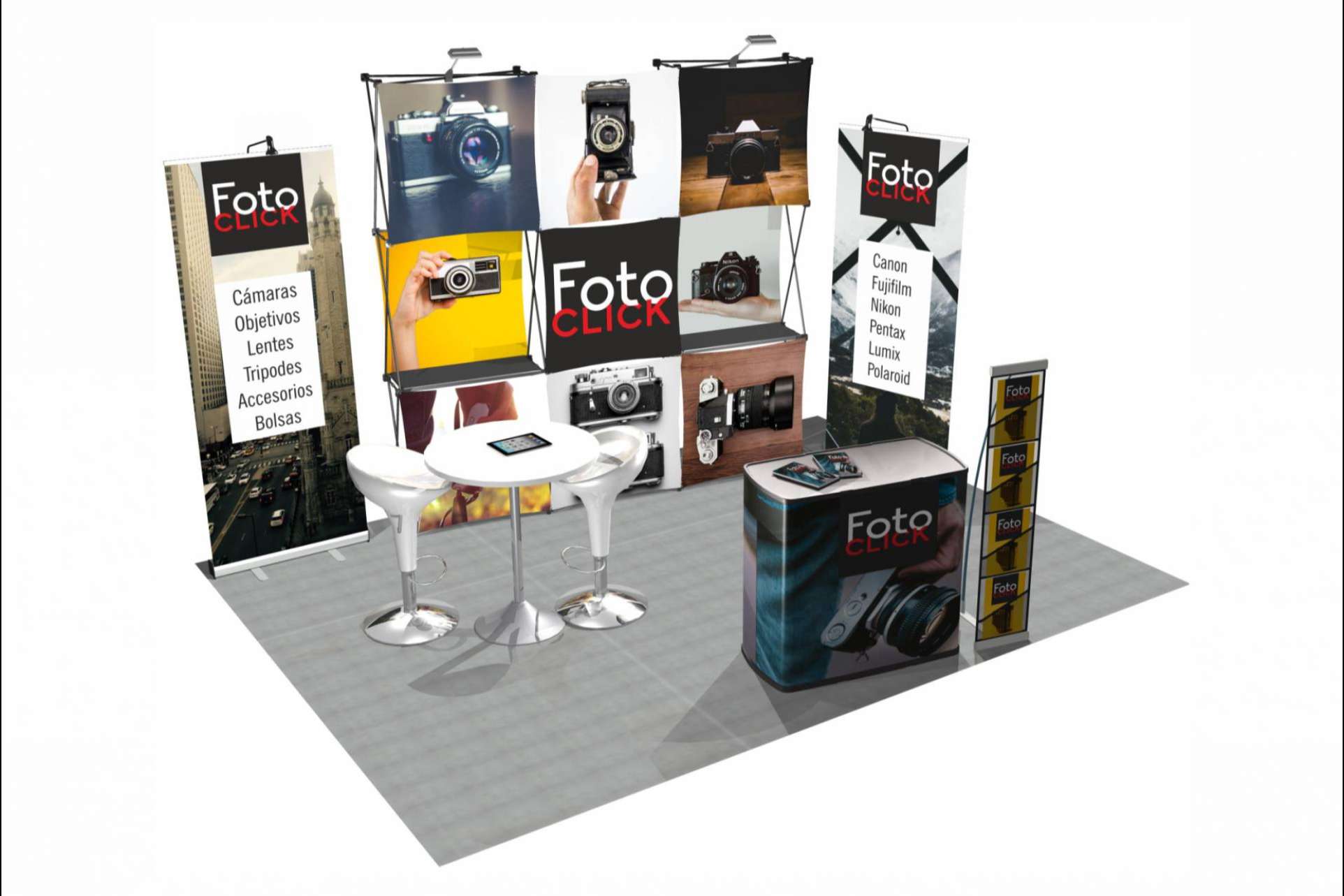 Olika Stands permite ahorrar entre un 60% y un 90% con sus stands modulares