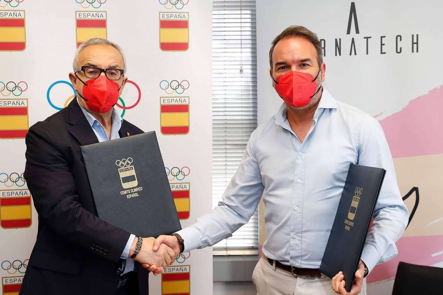 Hasta el 31 de diciembre de 2022, Airnatech seguirá siendo la mascarilla oficial del Comité Olímpico Español