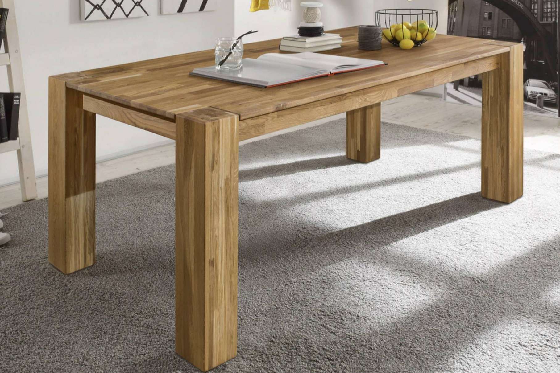 Los muebles de madera maciza para conseguir un estilo rústico en la decoración del hogar de Roble Store