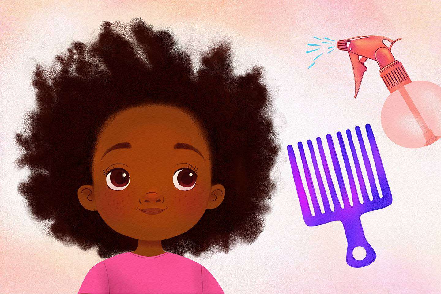 Sofía Black y el cuento infantil acerca del cabello afro y rizado
