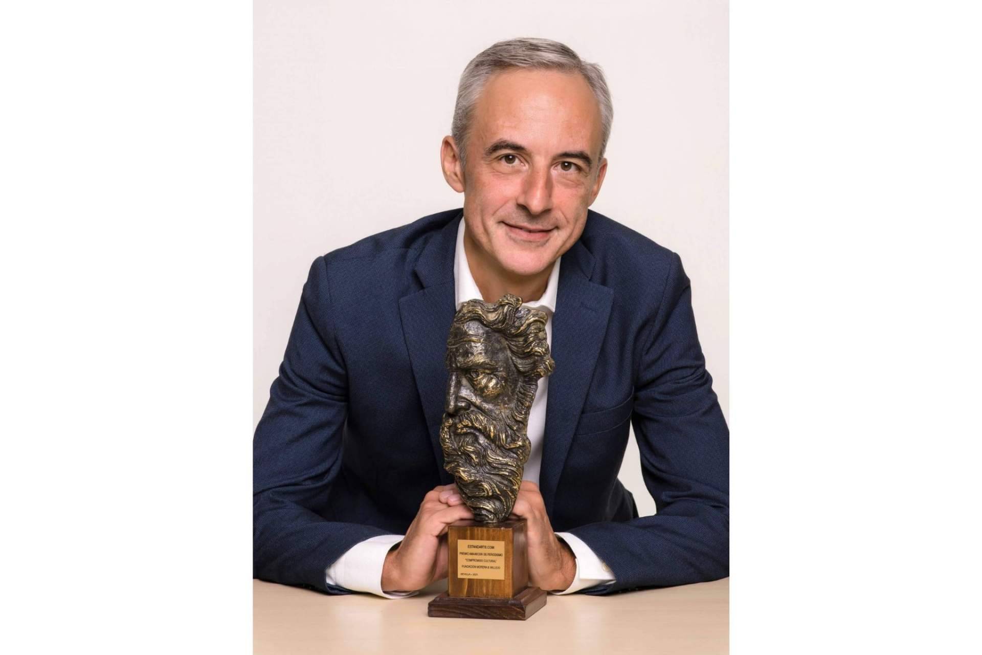 Jorge Segado, el fundador de Estandarte.com, ha ganado el Premio Amanecer de Periodismo