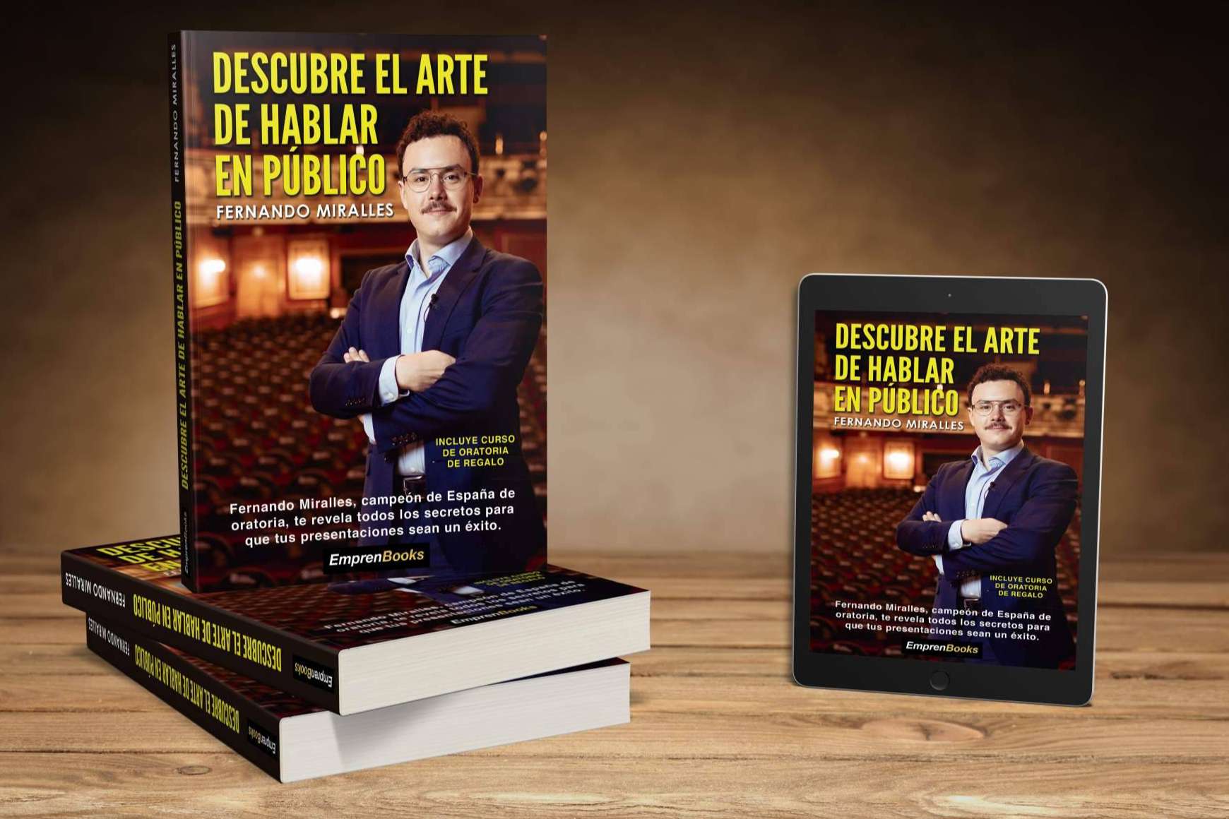 Fernando Miralles, el campeón español de oratoria, publica su primer obra de oratoria