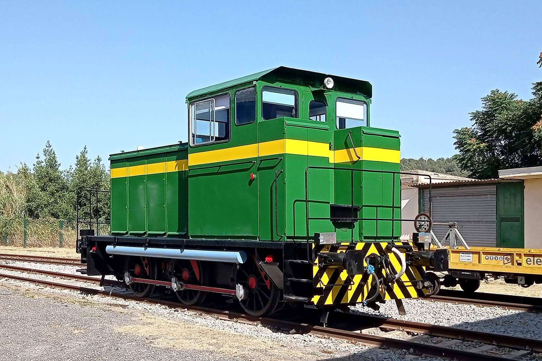 Restaurada una histórica locomotora de RENFE por la Fundación del Patrimonio Ferroviario