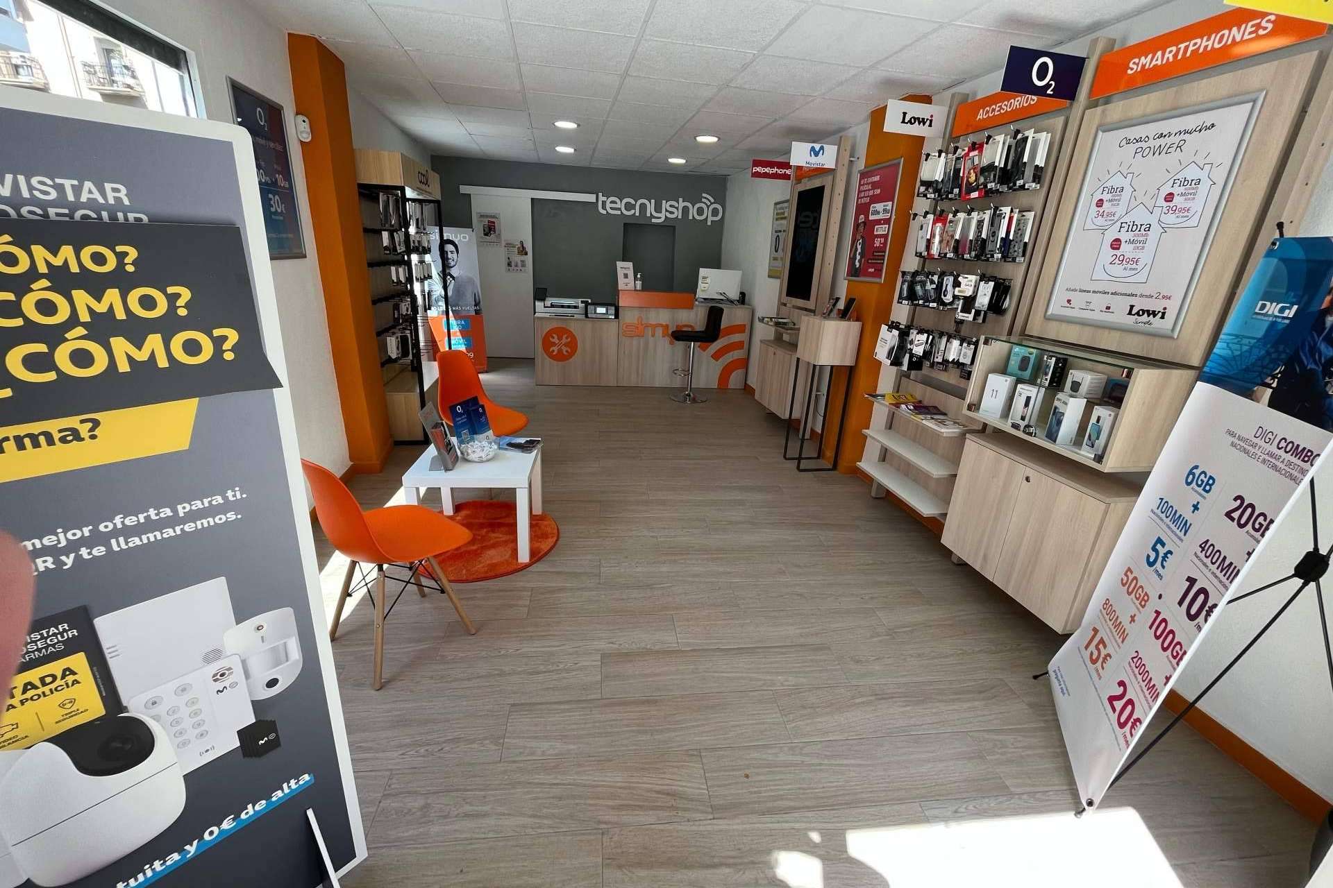 Tecnyshop pone a disposición un precio escalable y adaptabilidad a las necesidades del franquiciado