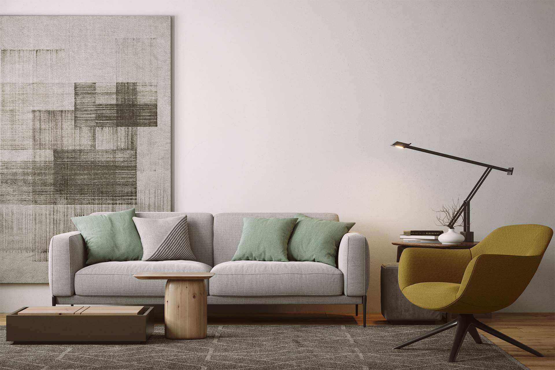 La gama de productos textiles de Rioma se decanta por una estética más sobria y minimalista