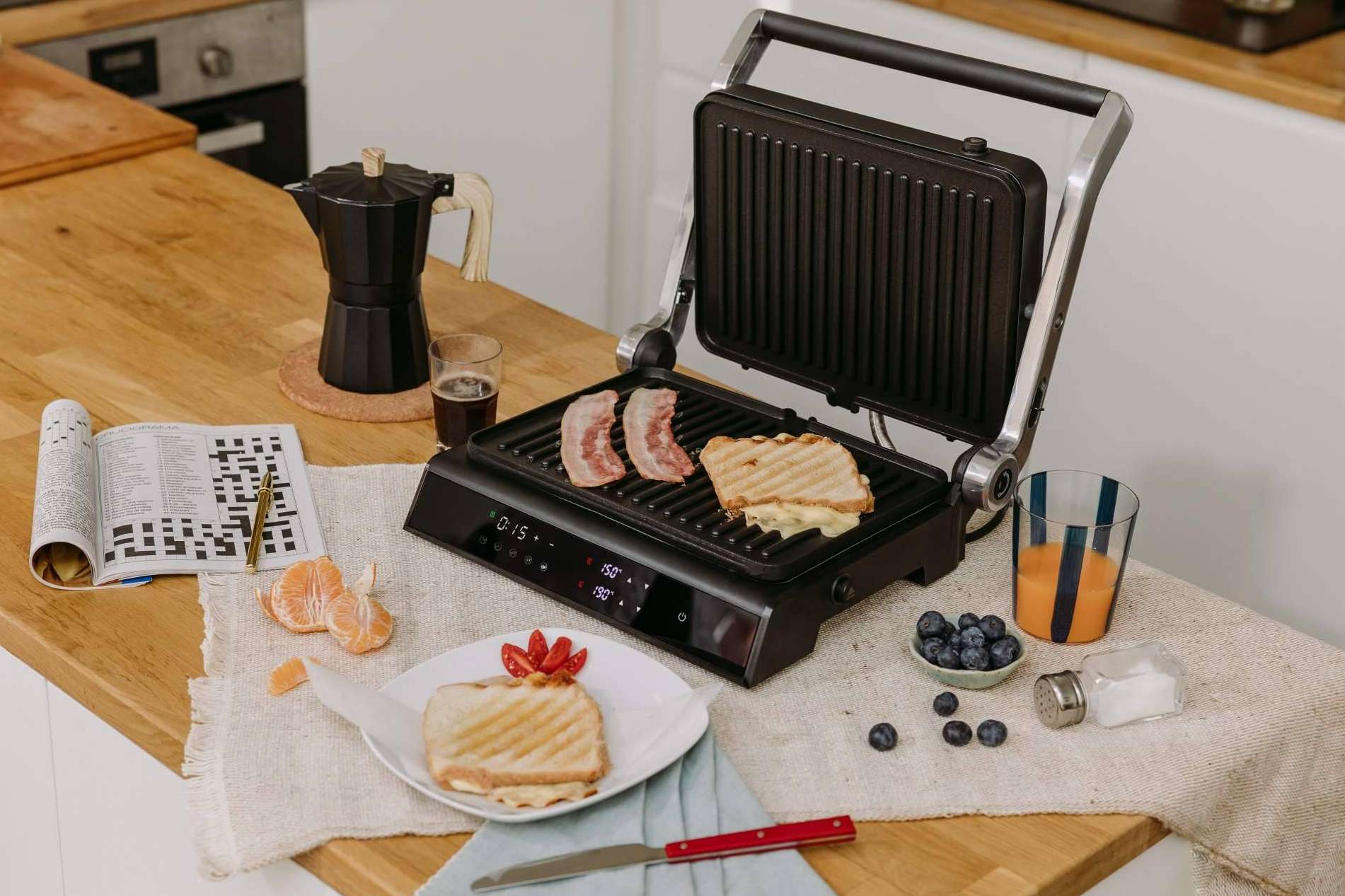 Estas son las características y funcionalidades del grill digital de Mellerware