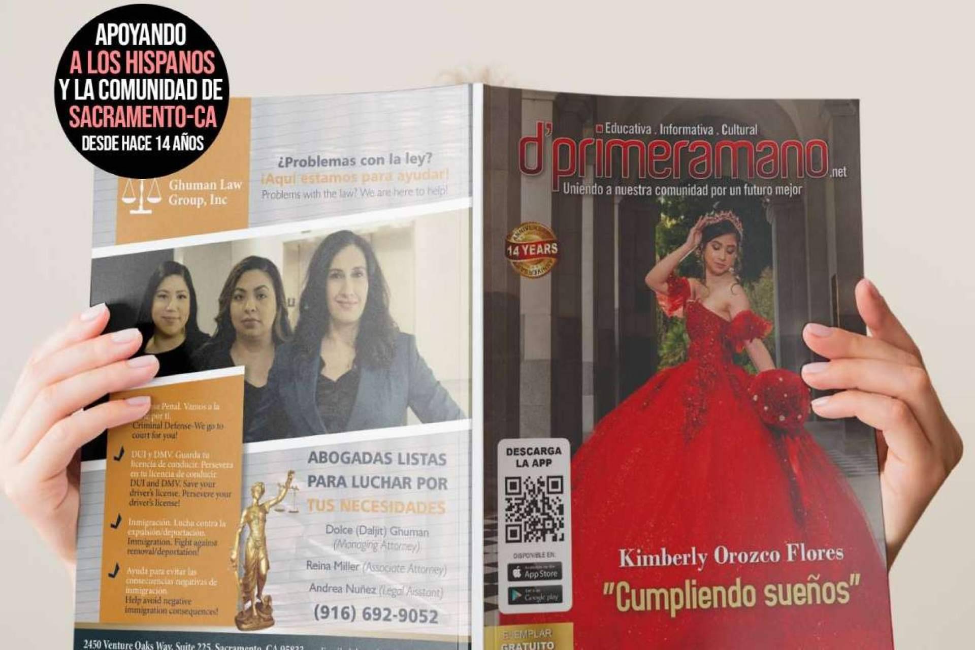 D’primeramano.net, la revista digital dirigida a los hispanos de Sacramento, California