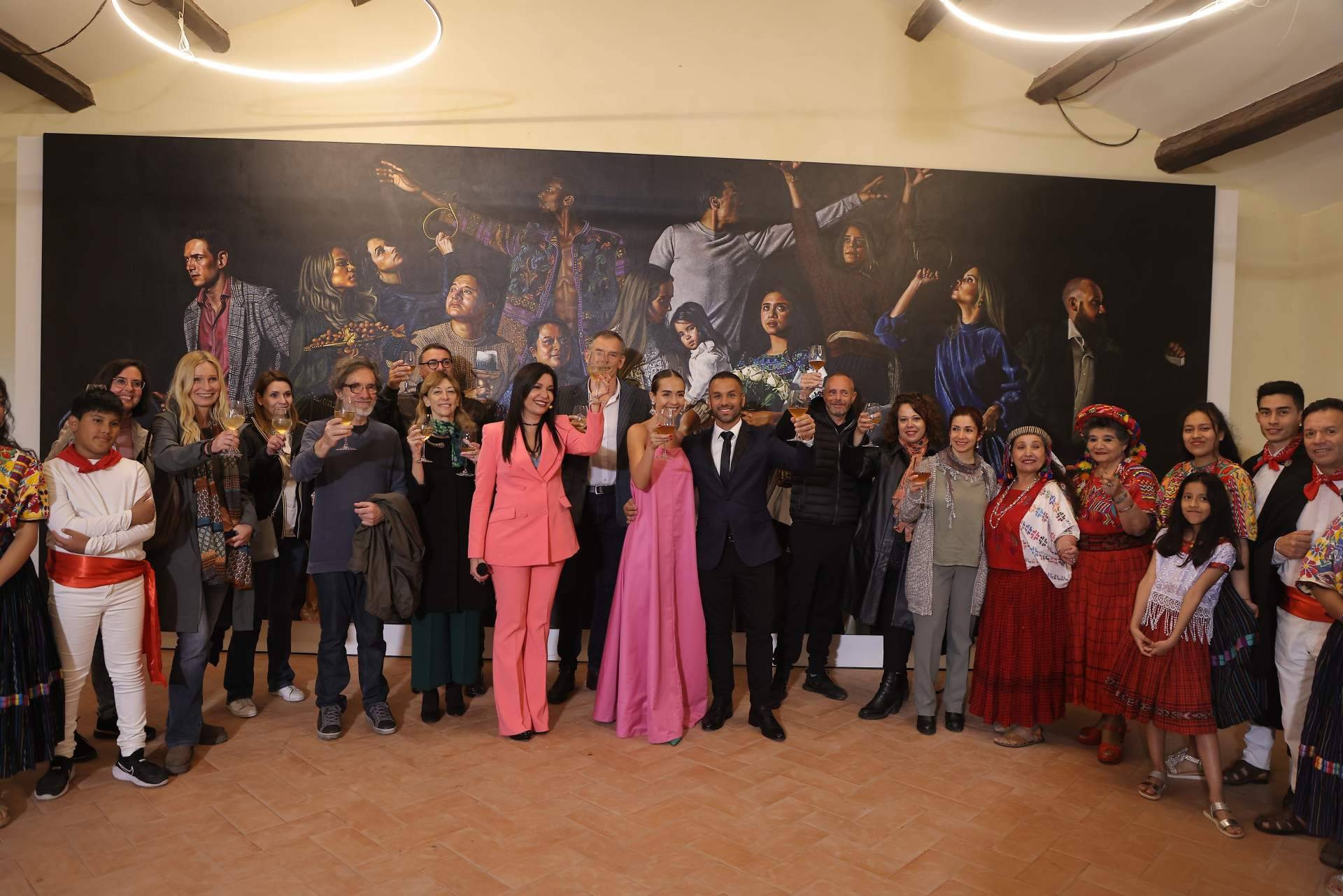 La exposición 'Inclusión' de Chrispapita queda inaugurada en el Castillo de Santa Severa