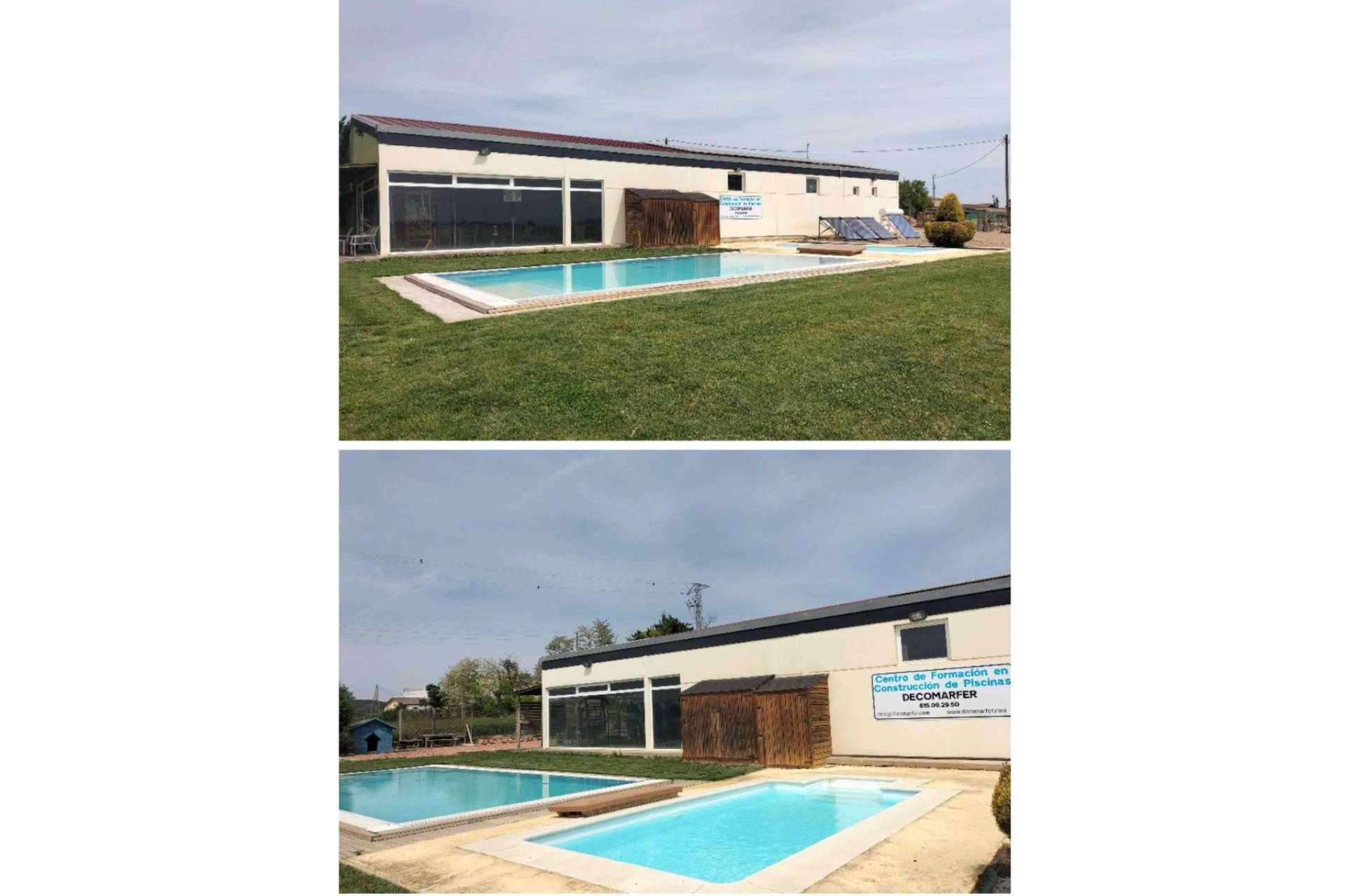 Piscinas sostenibles con Decomarfer, centro de formación en construcción de piscinas