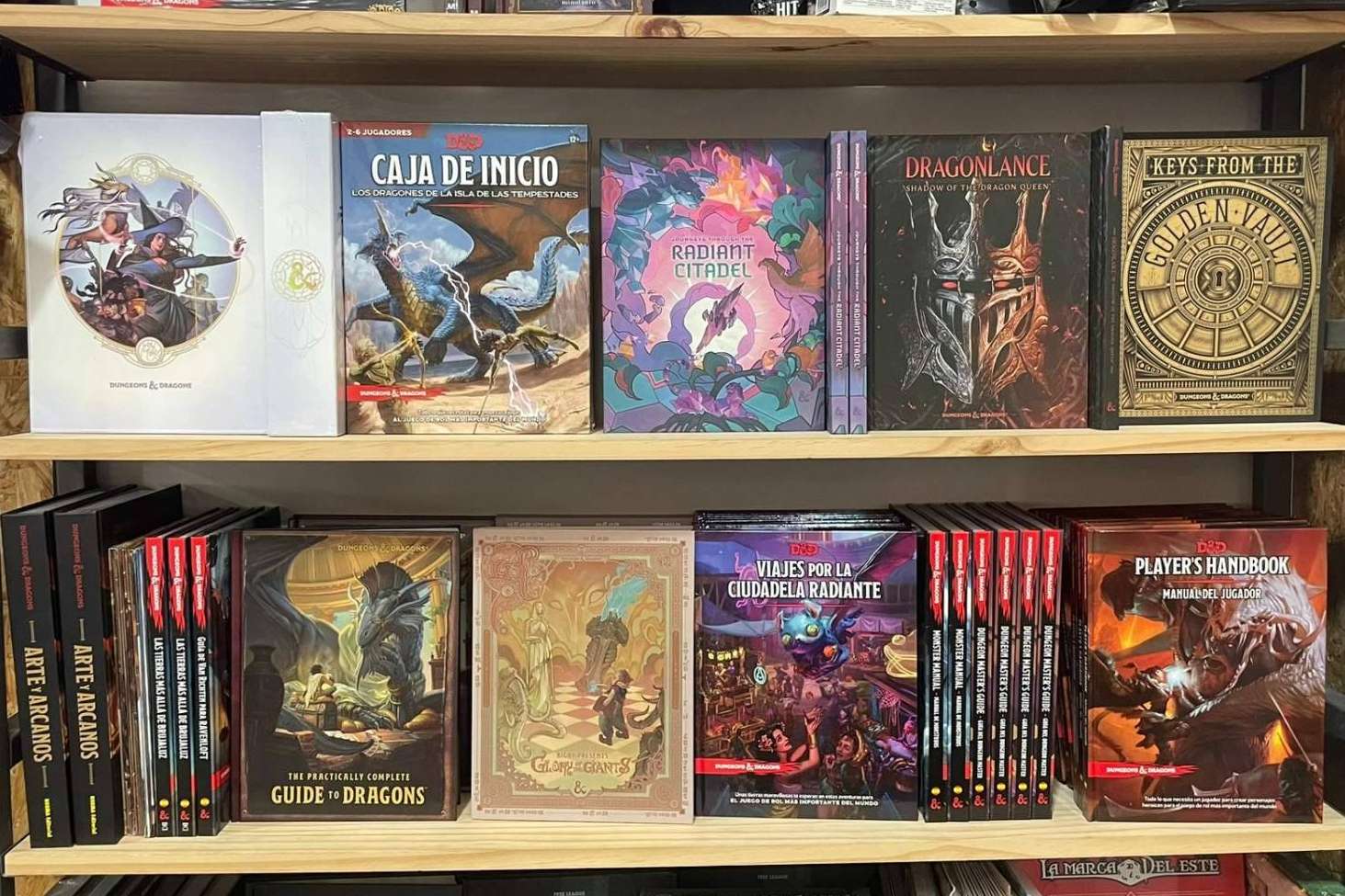 Lote de libros con una oferta espectacular de los juegos de rol Dungeons & Dragons