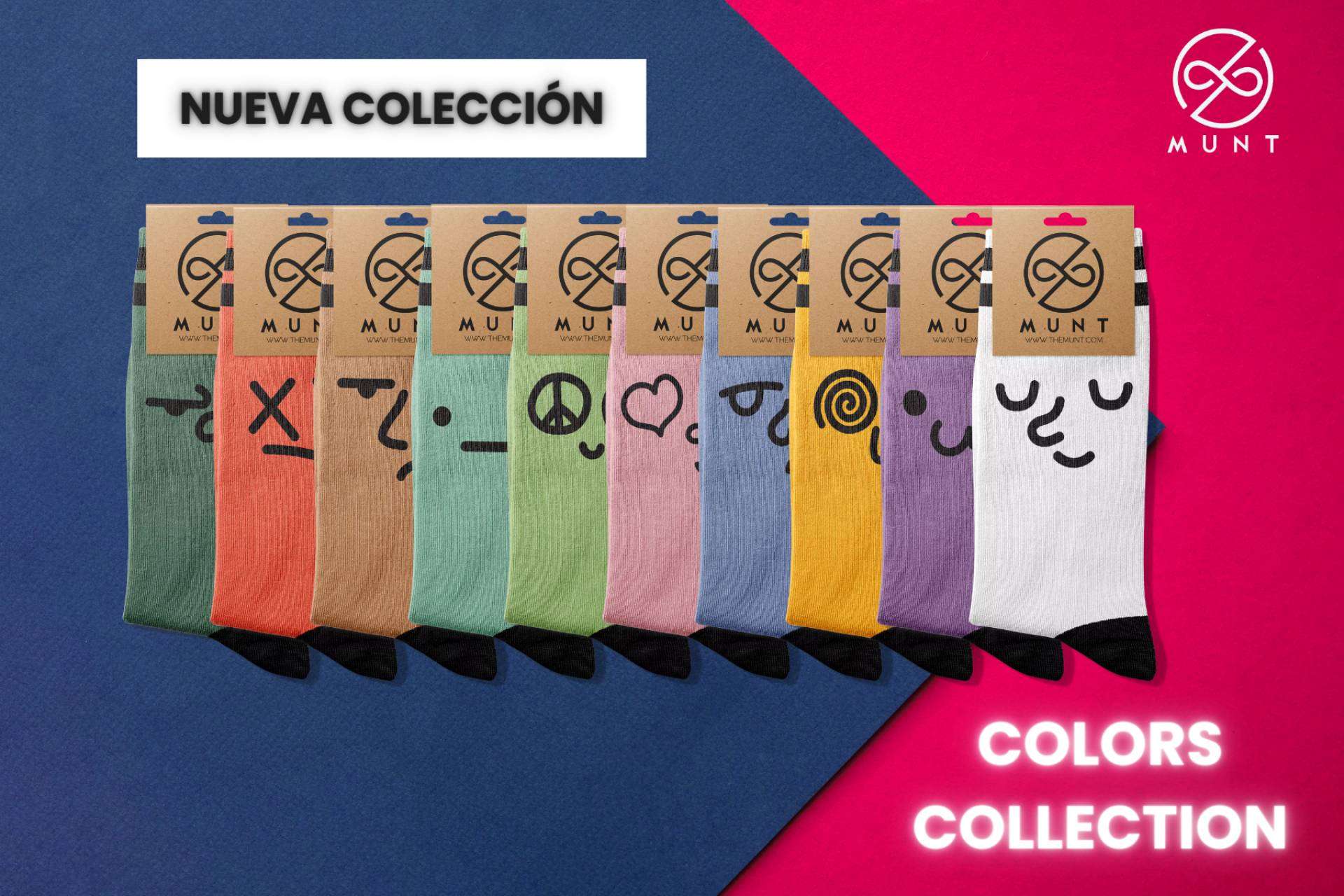 MUNT ofrece calcetines originales y atrevidos