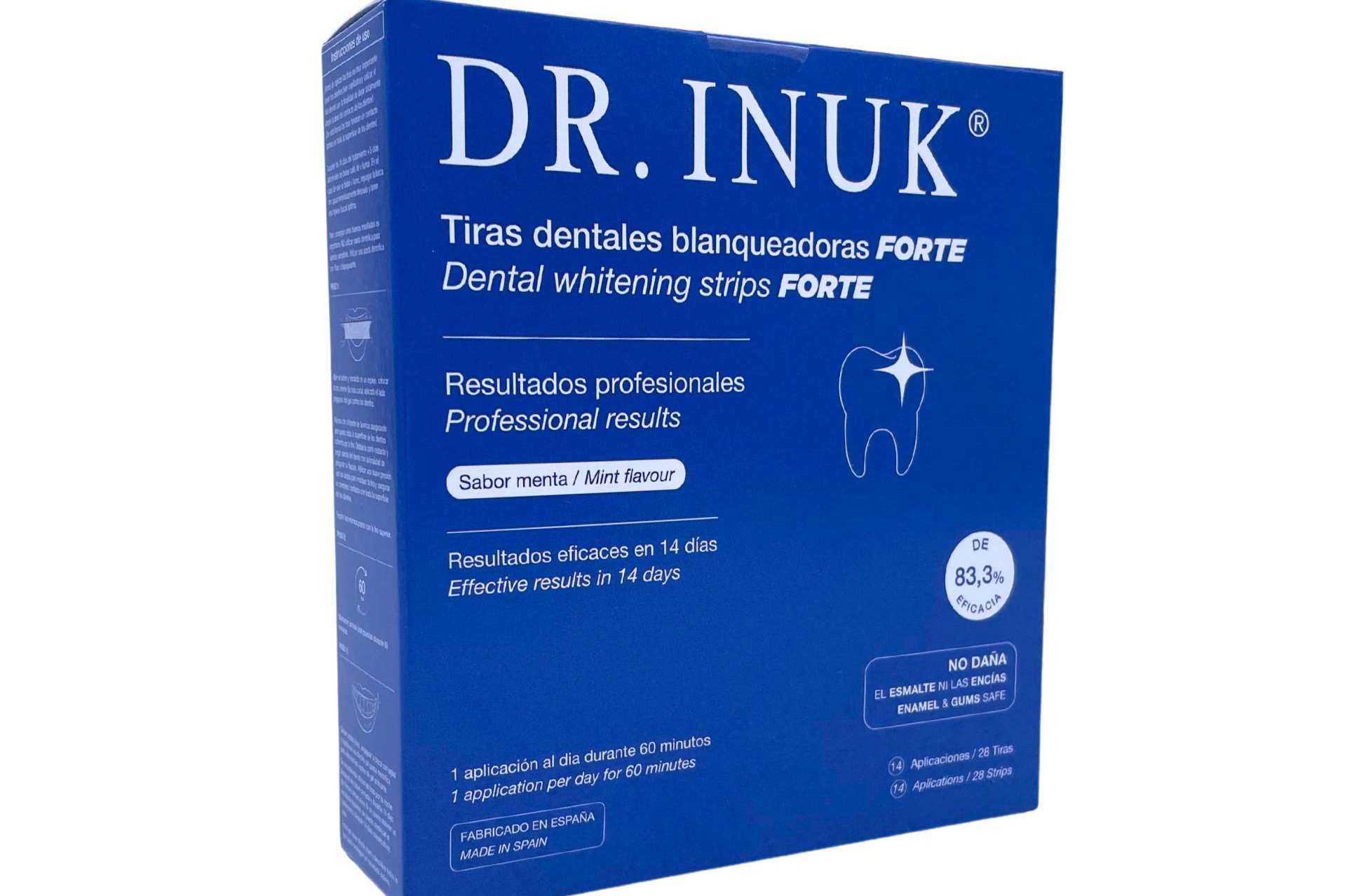 Una sonrisa radiante gracias al blanqueamiento dental con tiras blanqueadoras de Dr. INUK