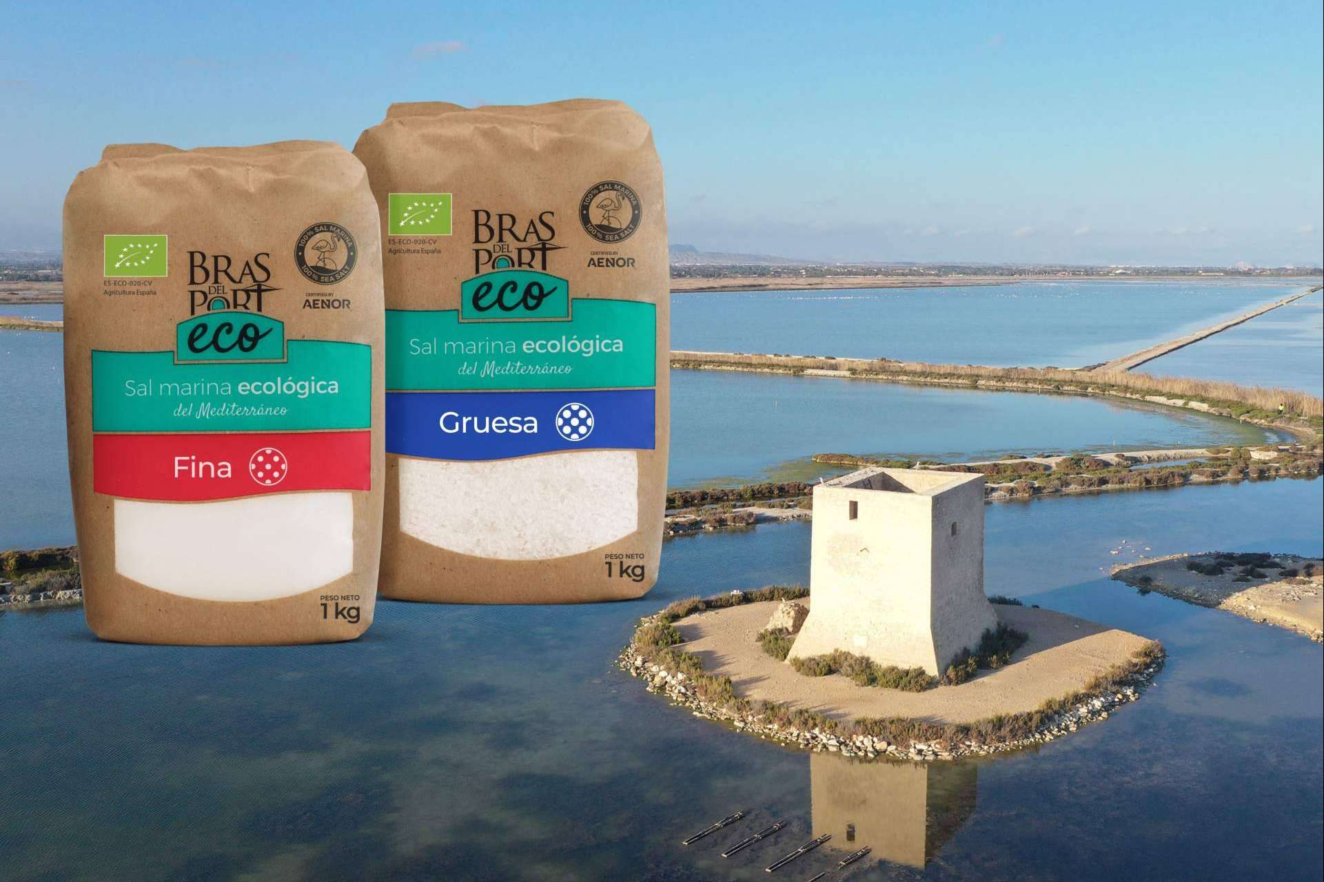 La sal marina ecológica de Bras del Port