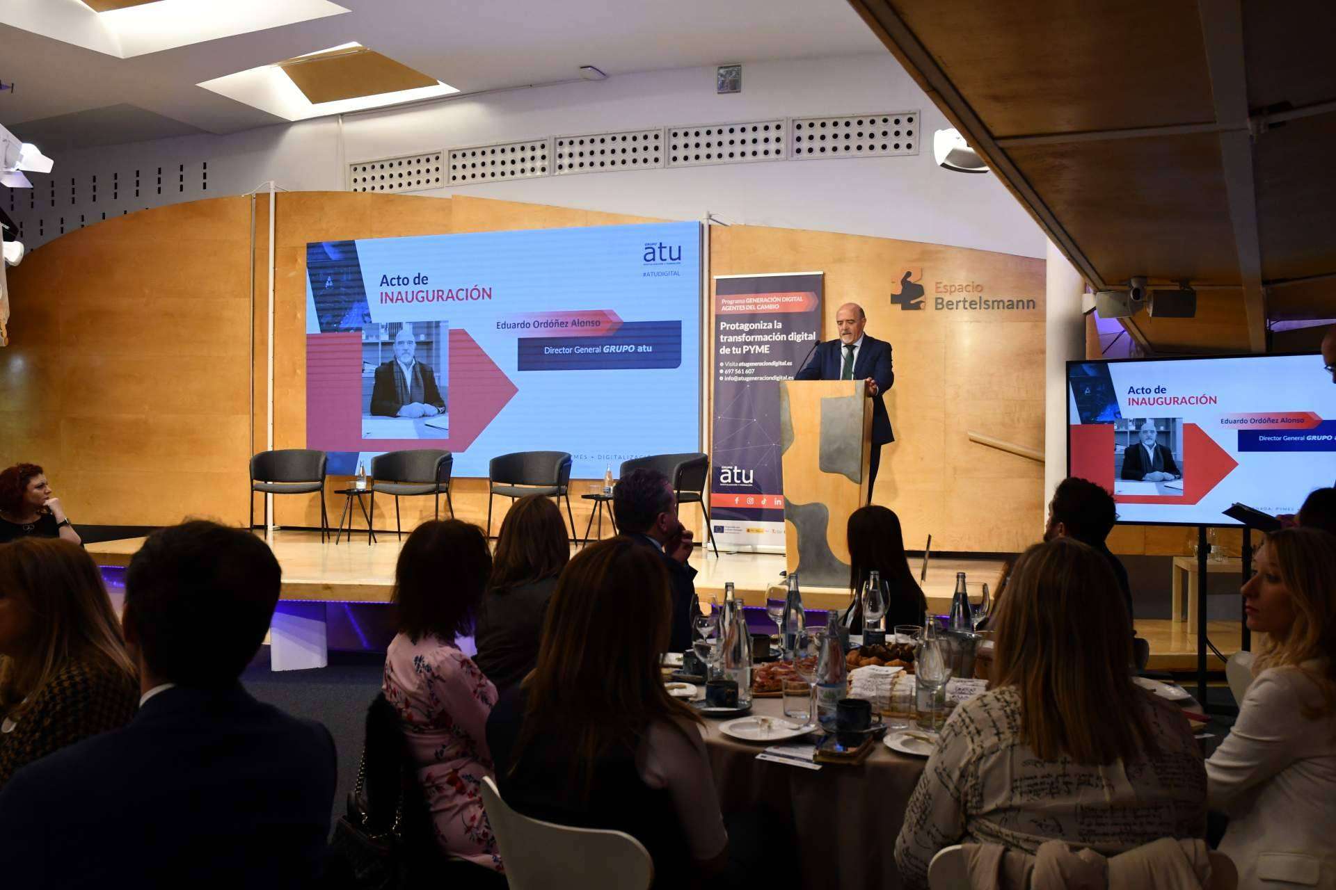 Éxito total en la Jornada pymes vs. digitalización de GRUPO atu en Madrid