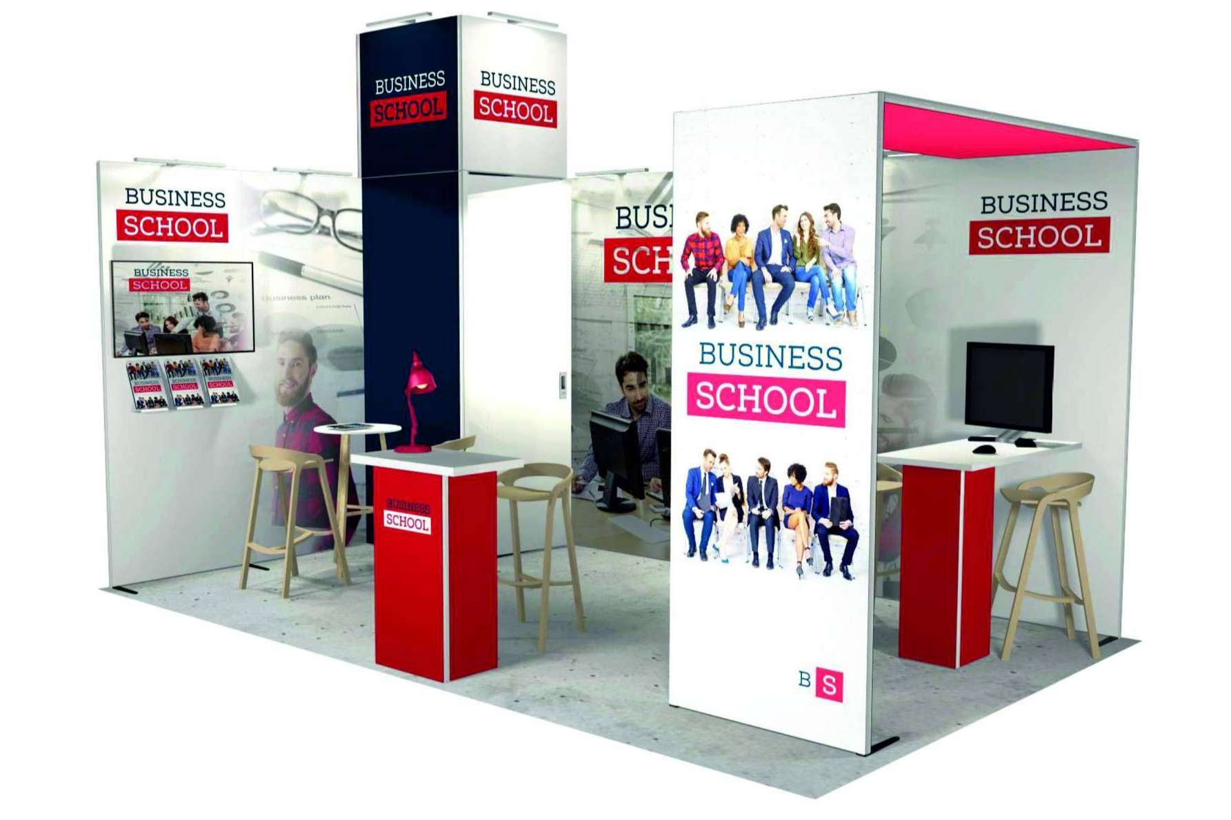 ¿Cambios en la configuración del stand a un día de empezar la feria?, es posible con un stand modular de Olika Stands