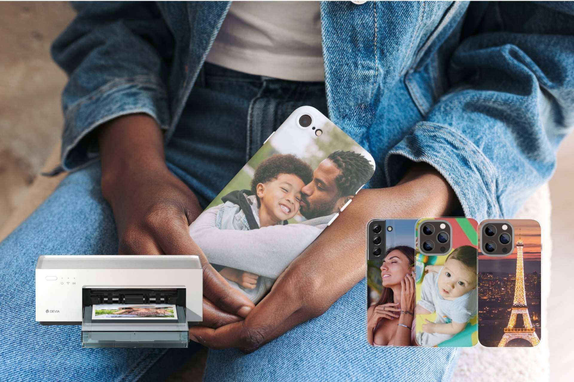 Personalizar smartphones con la impresora de sublimación térmica de My Devia