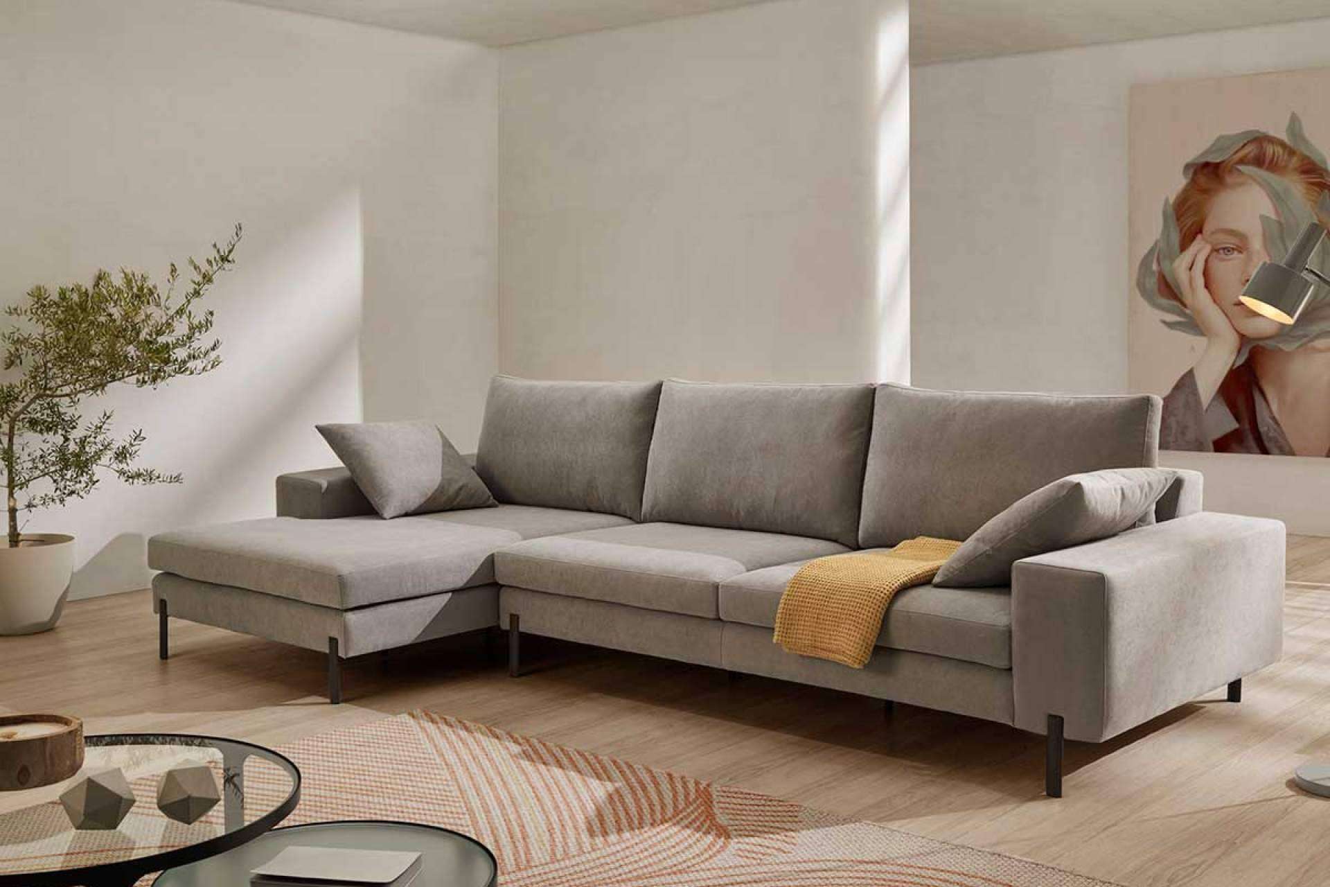 Los sofás chaiselongue, una opción perfecta para conseguir el salón ideal