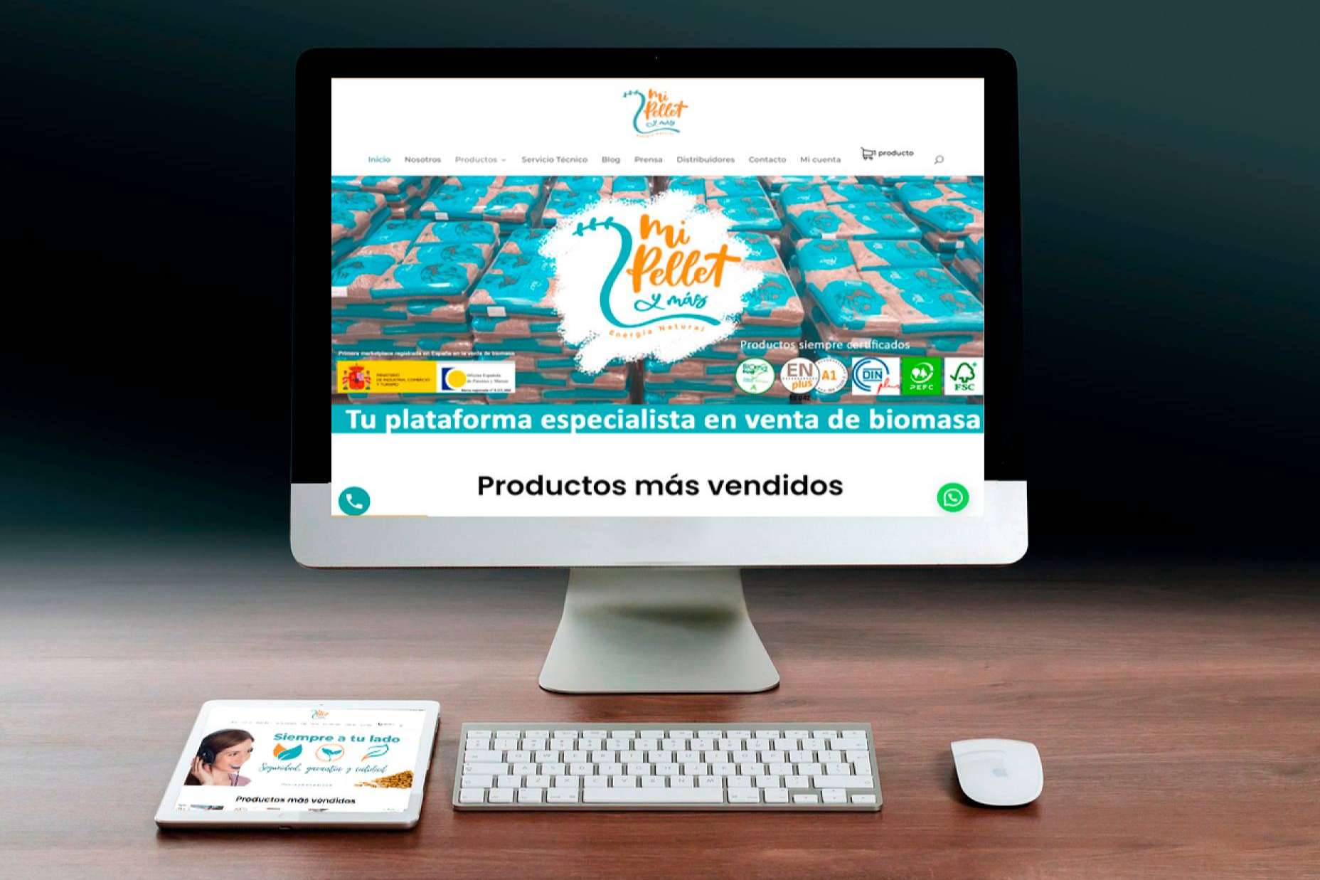 Mipelletymas.com, servicio especializado en venta de biomasa