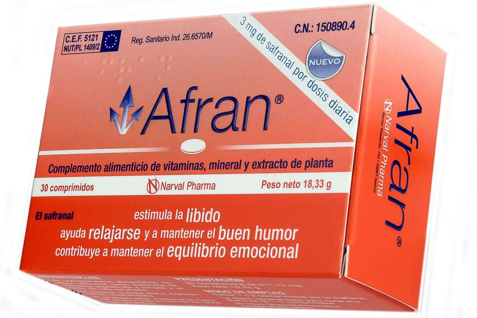 Mantener el equilibrio emocional y el buen humor con Afrán de laboratorios Narval Pharma