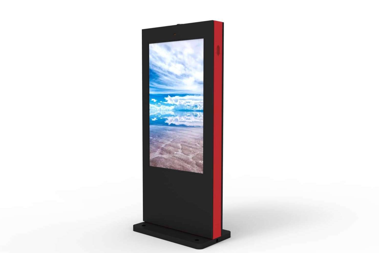 Cartelería digital de alta tecnología con los tótems para publicidad exterior