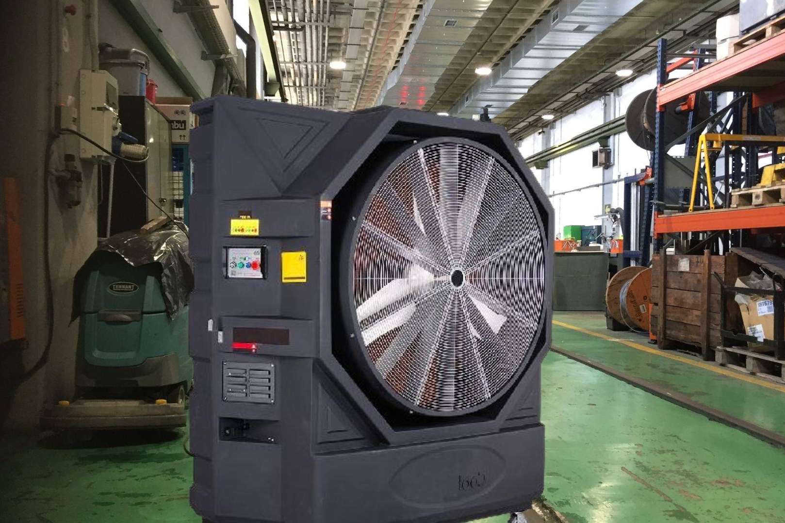 La empresa Esencial Cool ofrece equipos de climatización evaporativa portátil