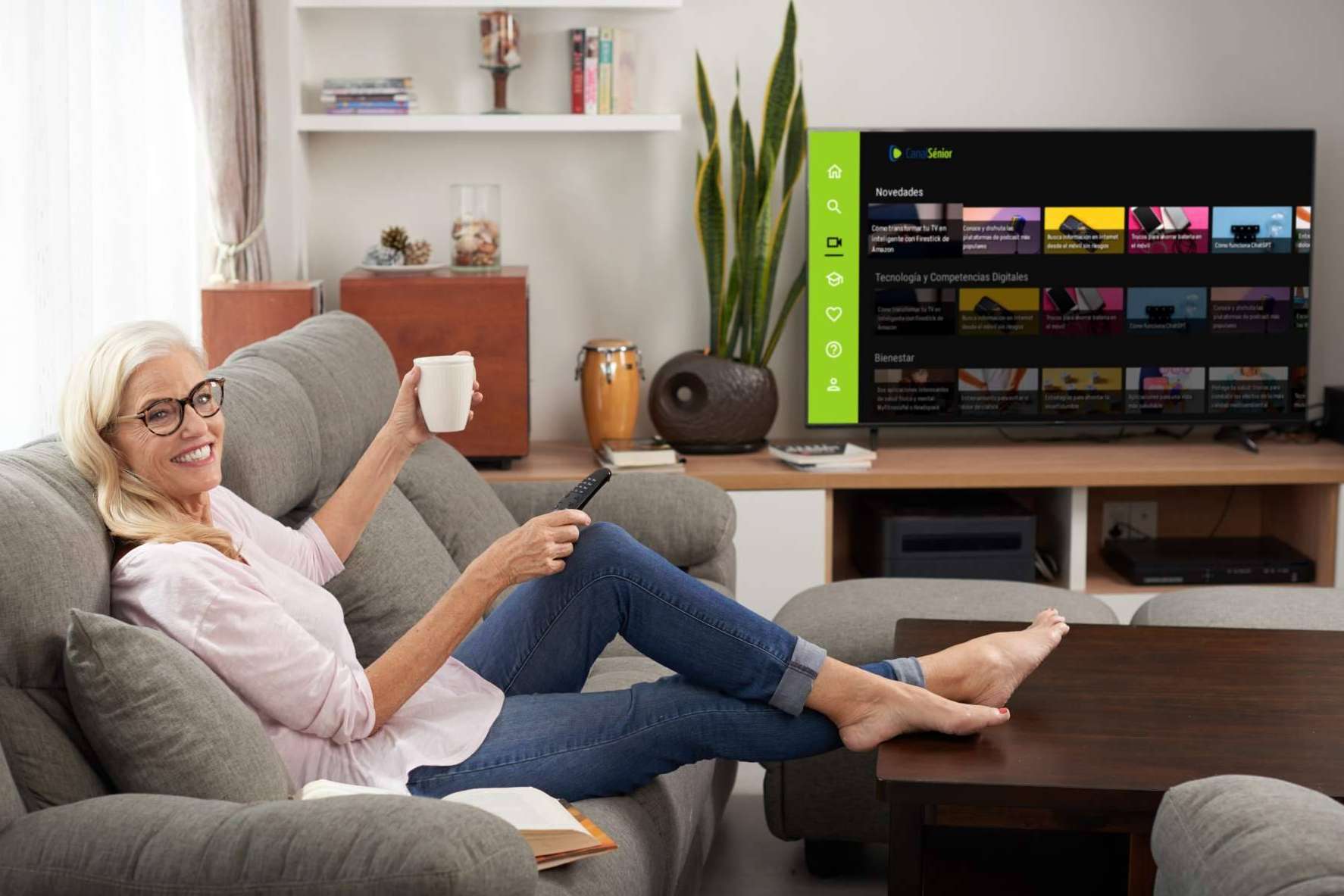 El lanzamiento de la primera plataforma de entretenimiento para séniors en Smart TV de la mano de Canal Sénior