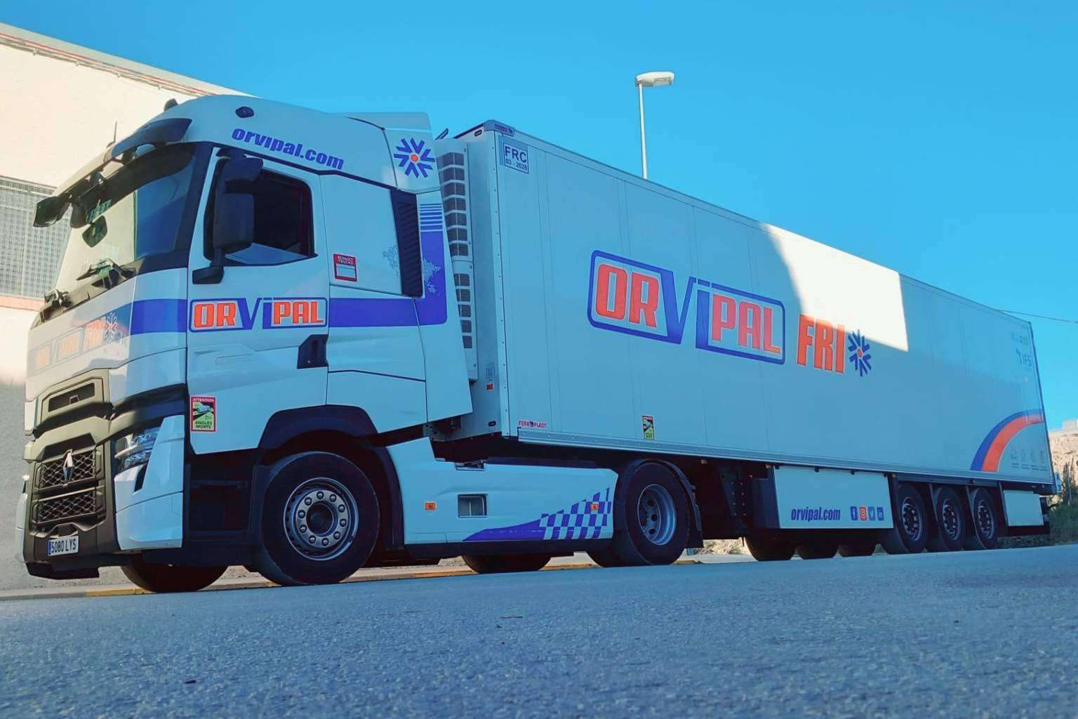 Transporte frigorífico en España, de la mano de Orvipal