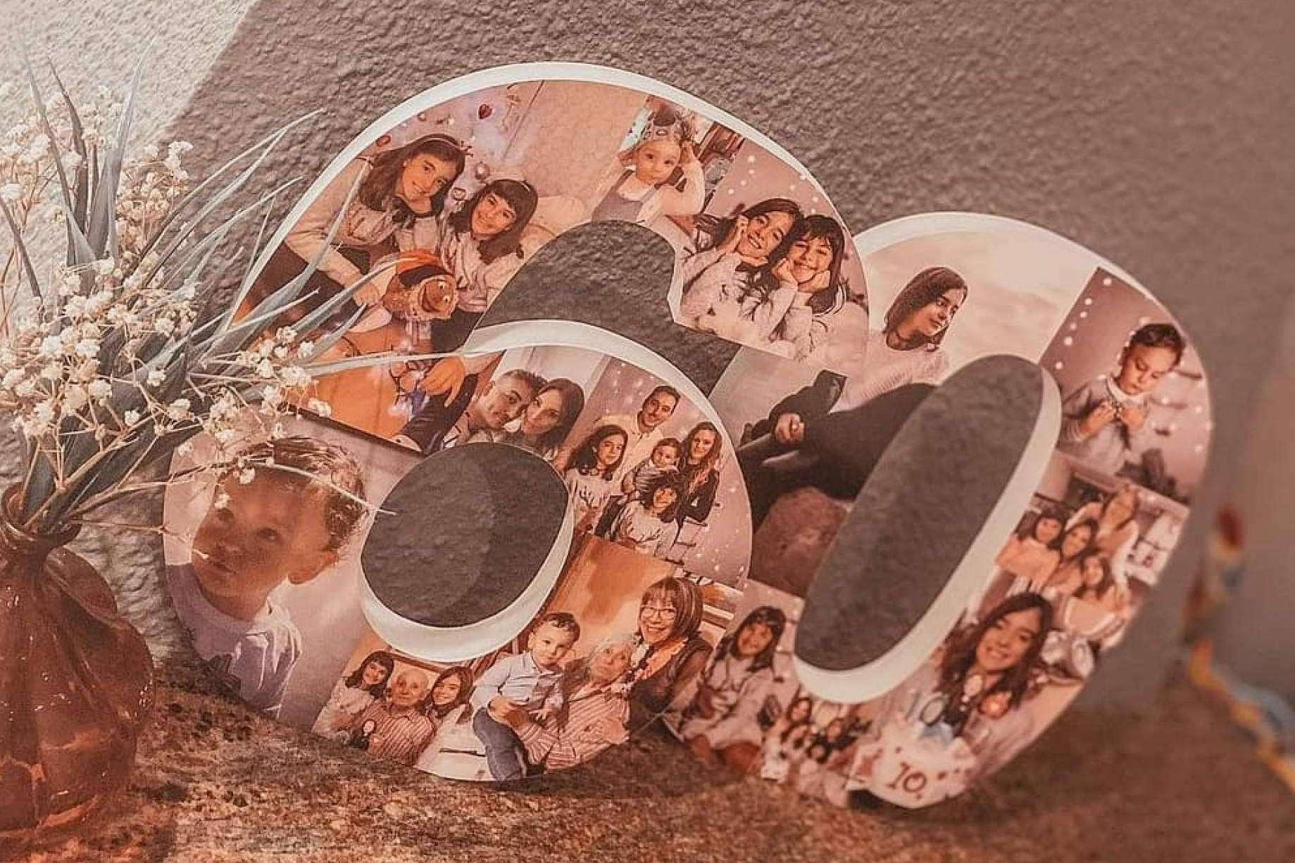 Picletters, números con fotografías para regalos originales y decorativos