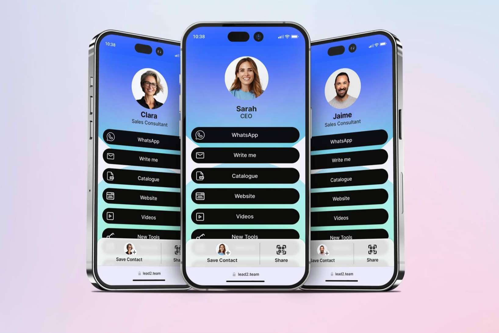 Tarjeta digital, la alternativa moderna a las tarjetas de presentación con Lead2Team