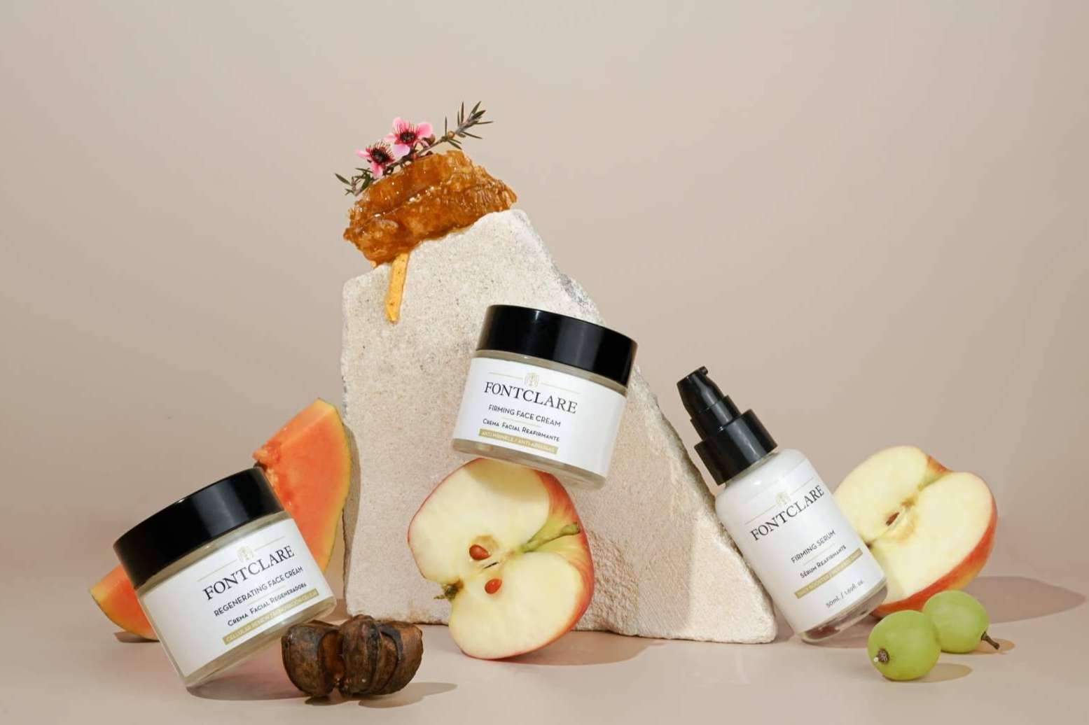 Productos con miel de Manuka para el cuidado facial, por Fontclare