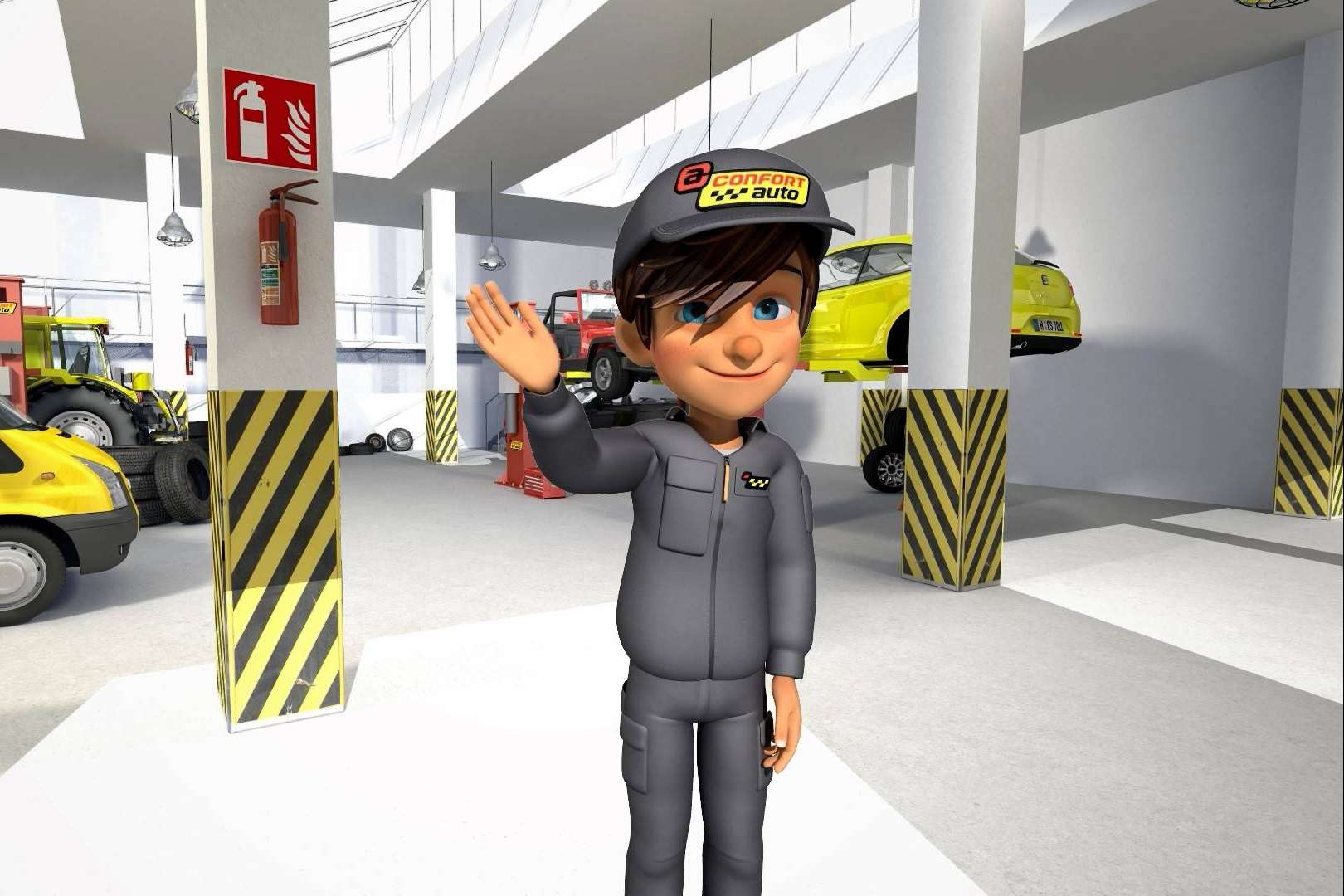 Confortauto presenta el nuevo diseño de su icónico personaje Nico