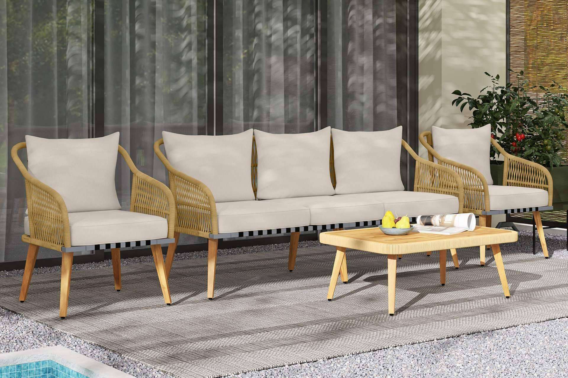 Las últimas tendencias en muebles de jardín y terraza llegan a Aosom.es esta primavera