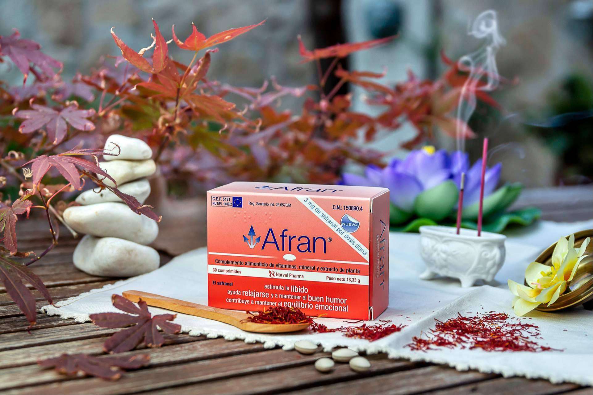 Afran de Narval Pharma, suplemento natural para mejorar la motivación y el equilibrio emocional