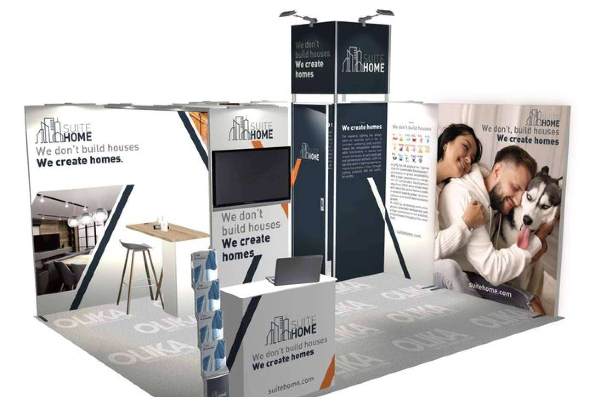 La innovación llega al sector expositivo con los stands modulares reutilizables de Olika Stands