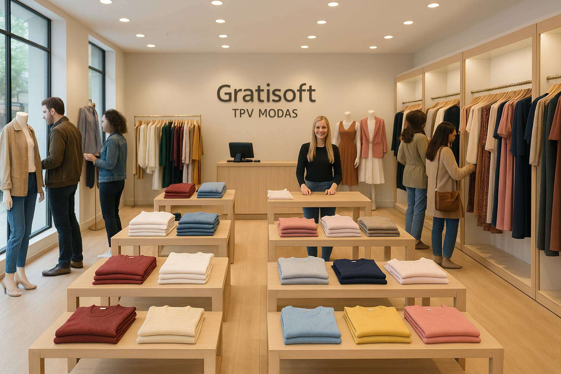 TPV Modas de Gratisoft; control total sobre marcas, tallas y colores en un único sistema