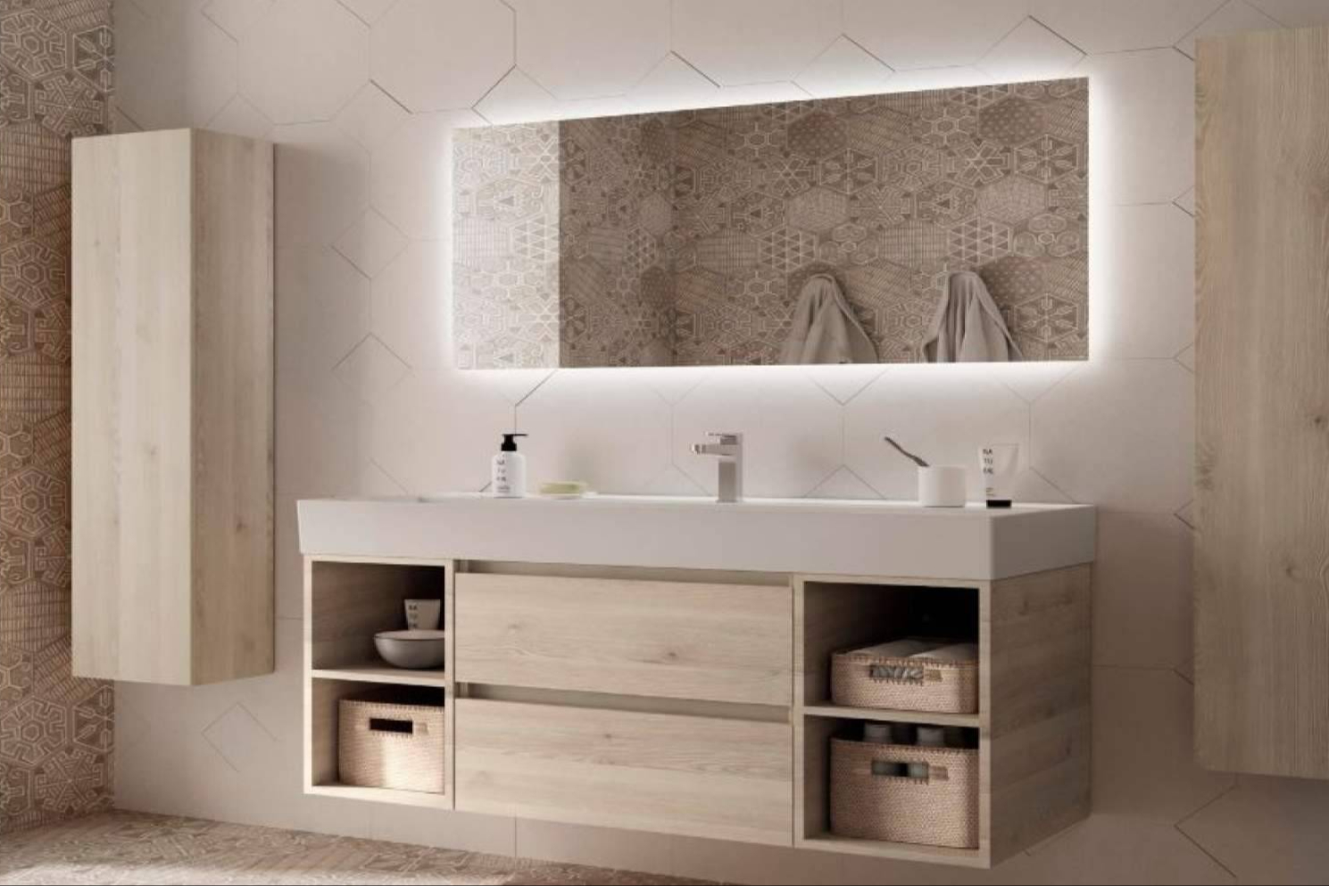 Reformar el baño con estilo, cómo elegir muebles de baño con lavabo y espejo que optimizan espacio y diseño