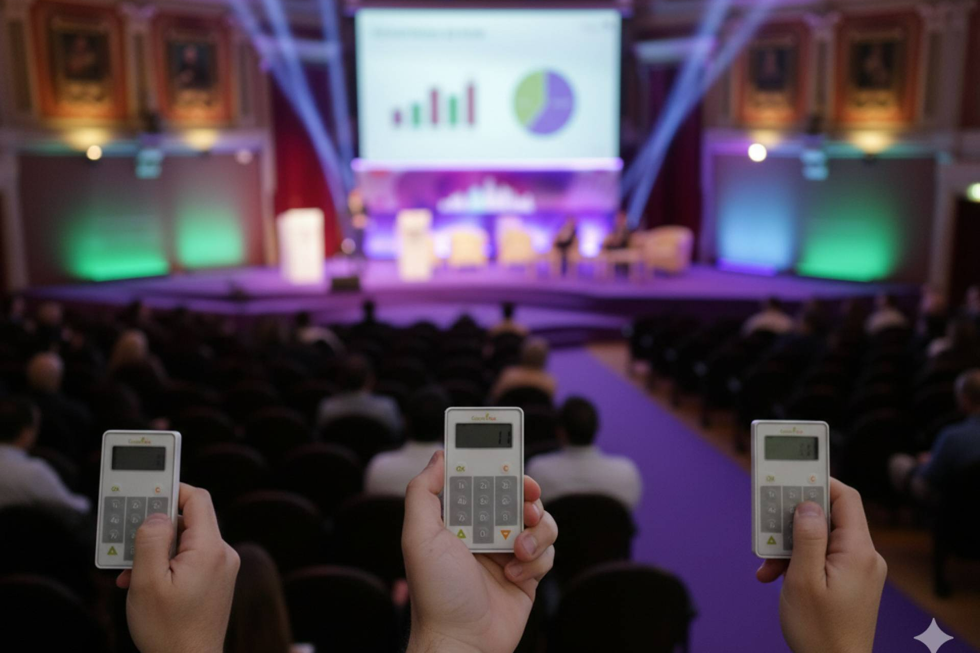 Congresos, juntas y presentaciones más dinámicas gracias al sistema de votación interactiva de Custom Vote