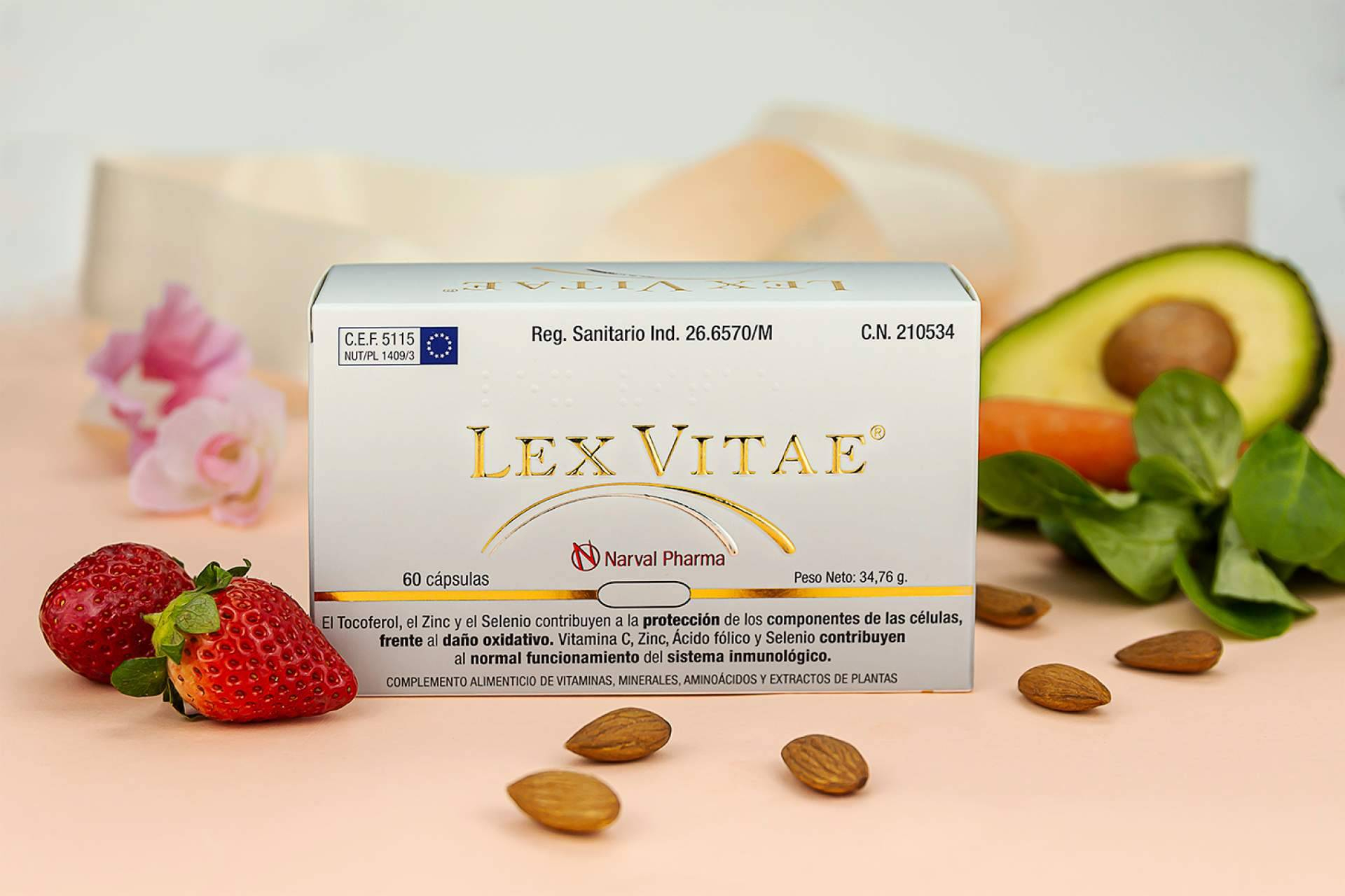Antioxidante oral con glutatión, SOD y Q10; Lex Vitae integra vitaminas y minerales en una sola fórmula