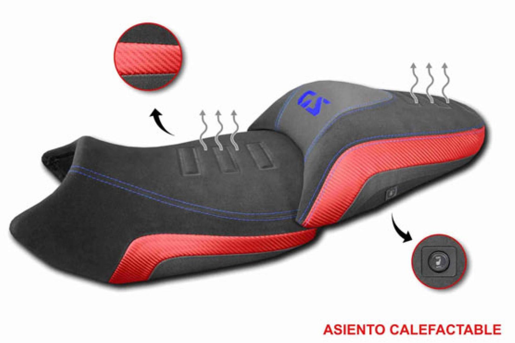 Los asientos calefactables para BMW R1300 GS ganan protagonismo con soluciones personalizadas de JM-Fundas